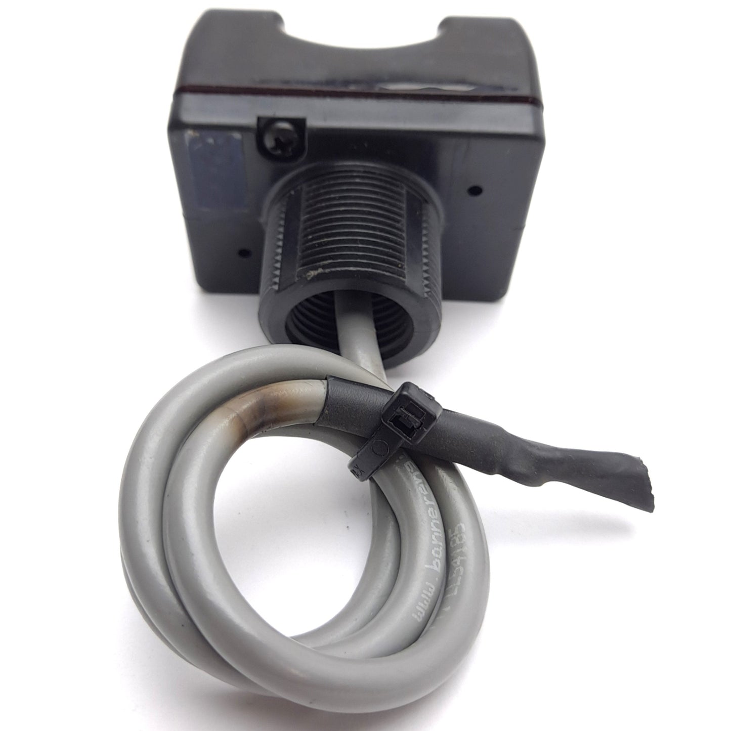 Used Banner OTBA5L Touch Button, 120VAC 7A Rating, SPDT, With OTC-1-BK Guard