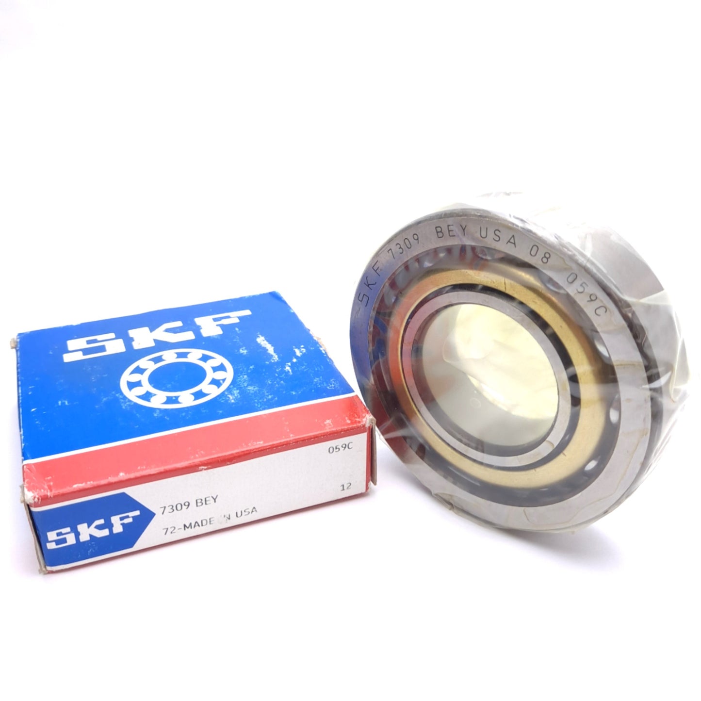 New SKF 7309 BEY Single Row Angular Contact Ball Bearing, ø45mm Bore, ø100mm OD