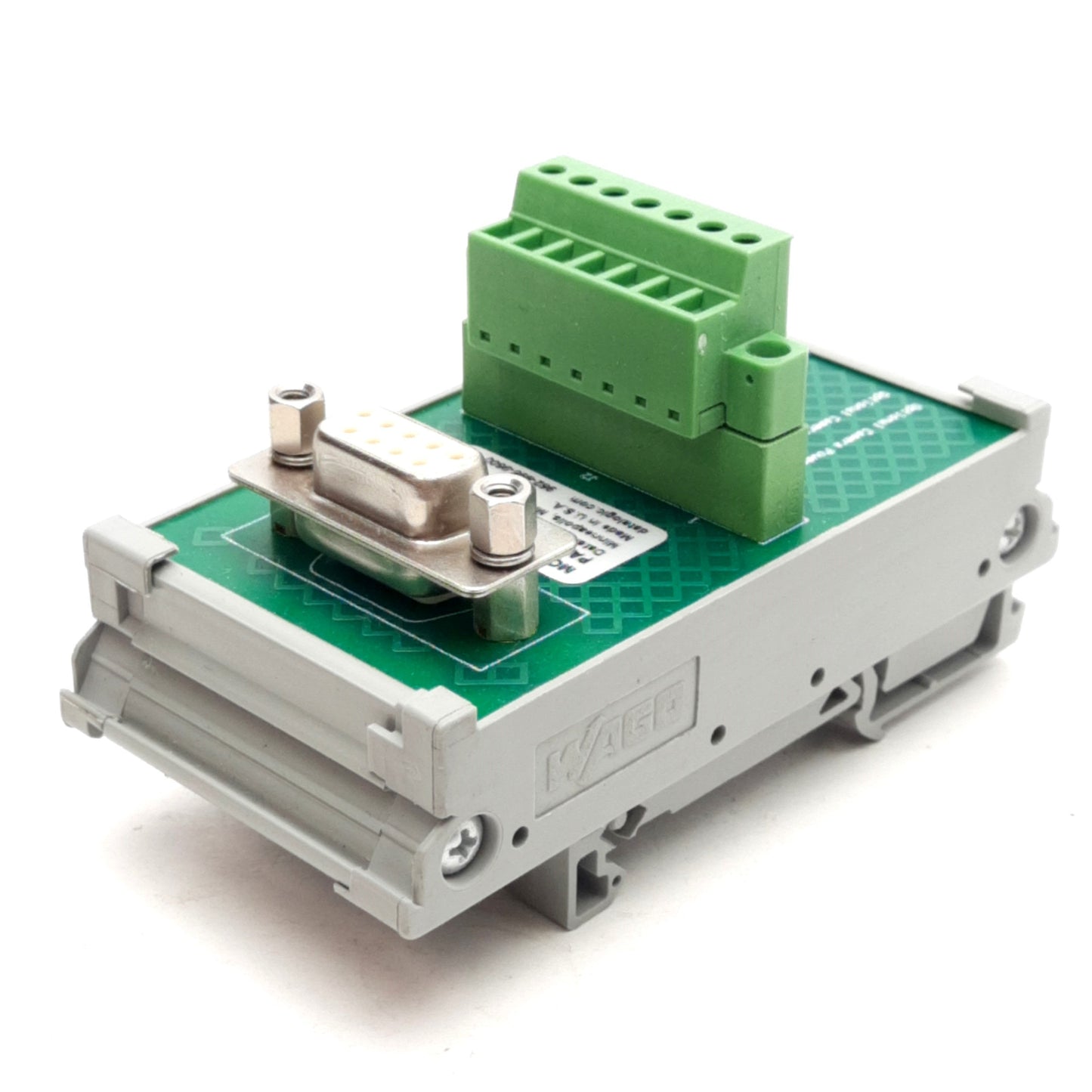 Used Datalogic 661-0399 M1XX Camera I/O Board, 9-Pin D-Sub Female, 7-Terminals