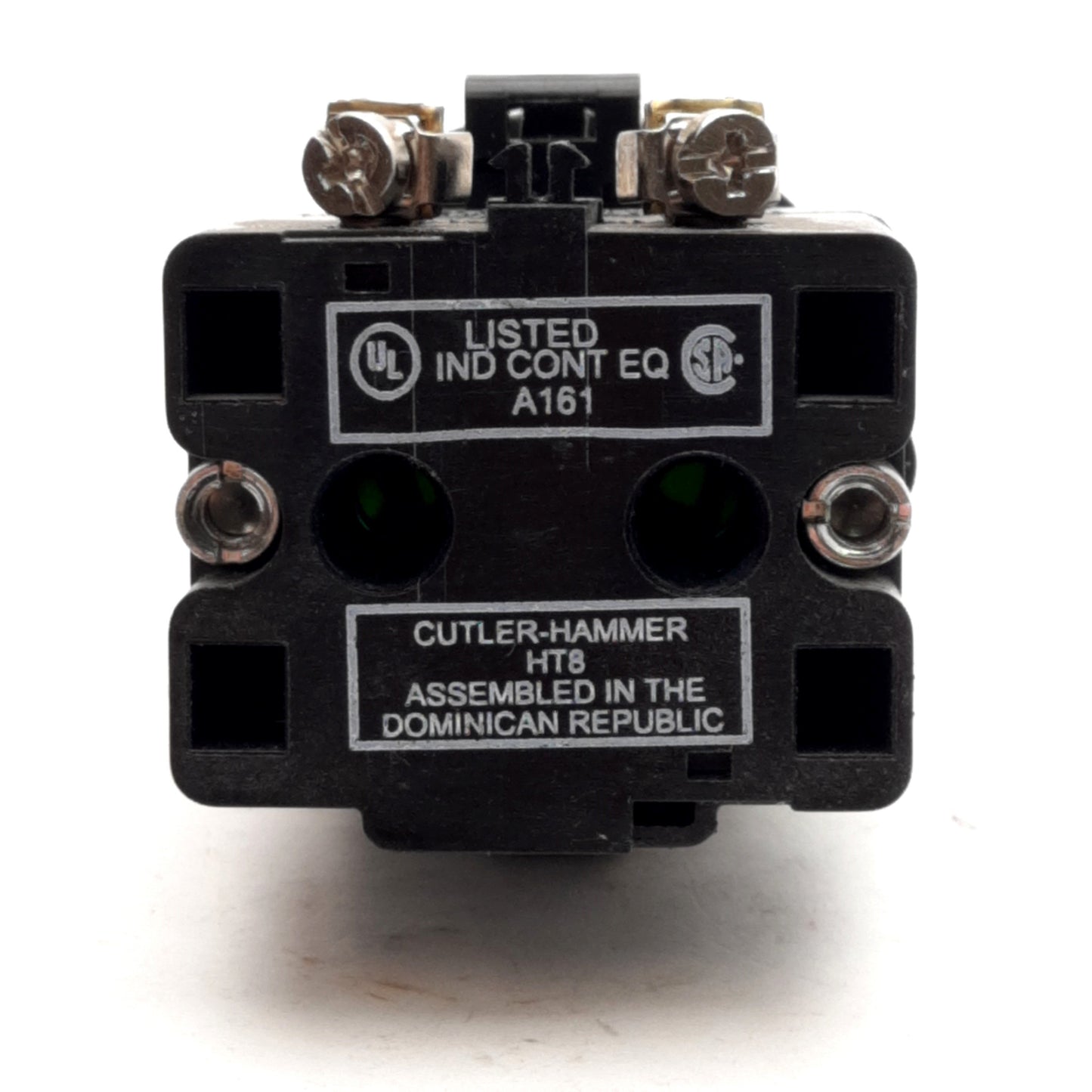 Used Eaton HT8HFGV7 HT800 Green Pilot Light, ø30.5mm, Watertight/Oiltight, 120VAC/DC