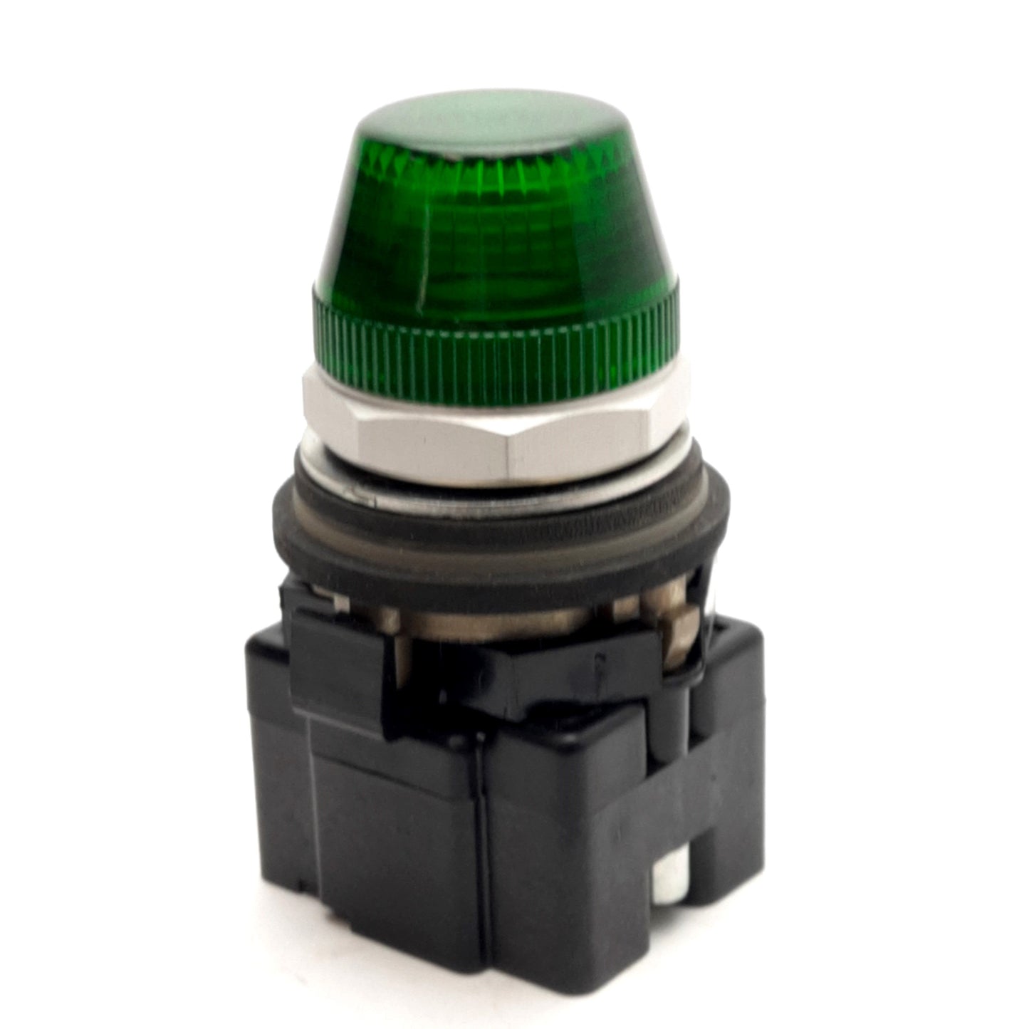 Used Eaton HT8HFGV7 HT800 Green Pilot Light, ø30.5mm, Watertight/Oiltight, 120VAC/DC