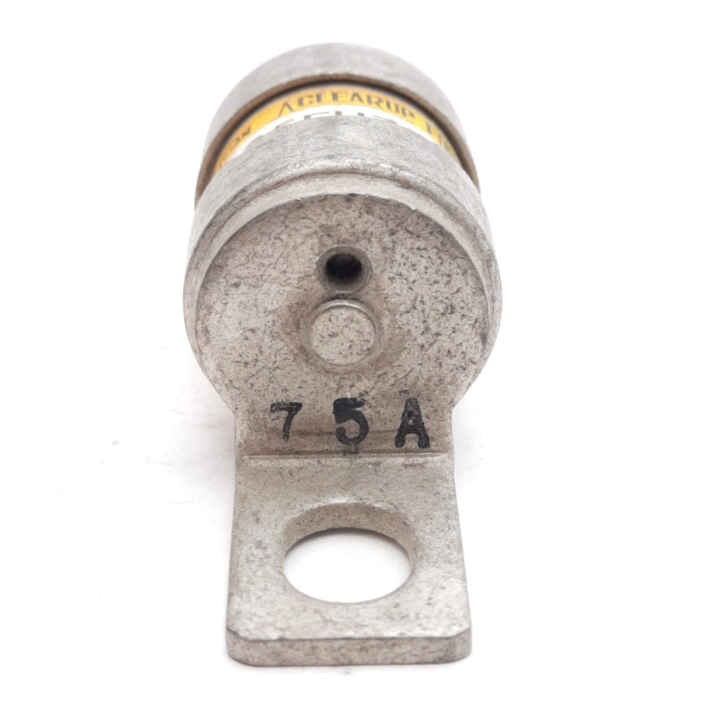 Used Kyosan 25FH75 Clearup Cylindrical Fast-Acting Fuse, ø18mm x 56.5mm, 250V 75A