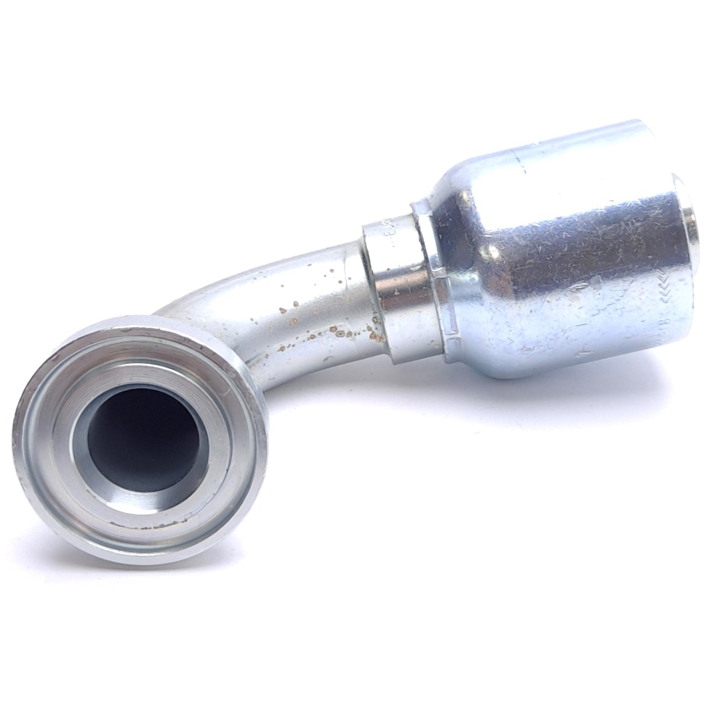 New – Open box Parker 11971-16-16 Crimp Style Hydraulic Hose Fitting, 90° Elbow, ø1in Hose ID