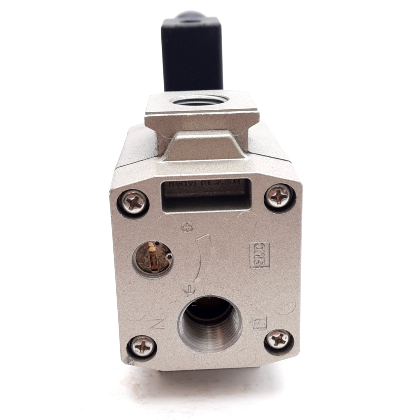 Used SMC NAV3000-N02-3DZ Soft Start-Up Valve, 0.2-1.0MPa, 3/8in NPT, 110-120VAC Coil