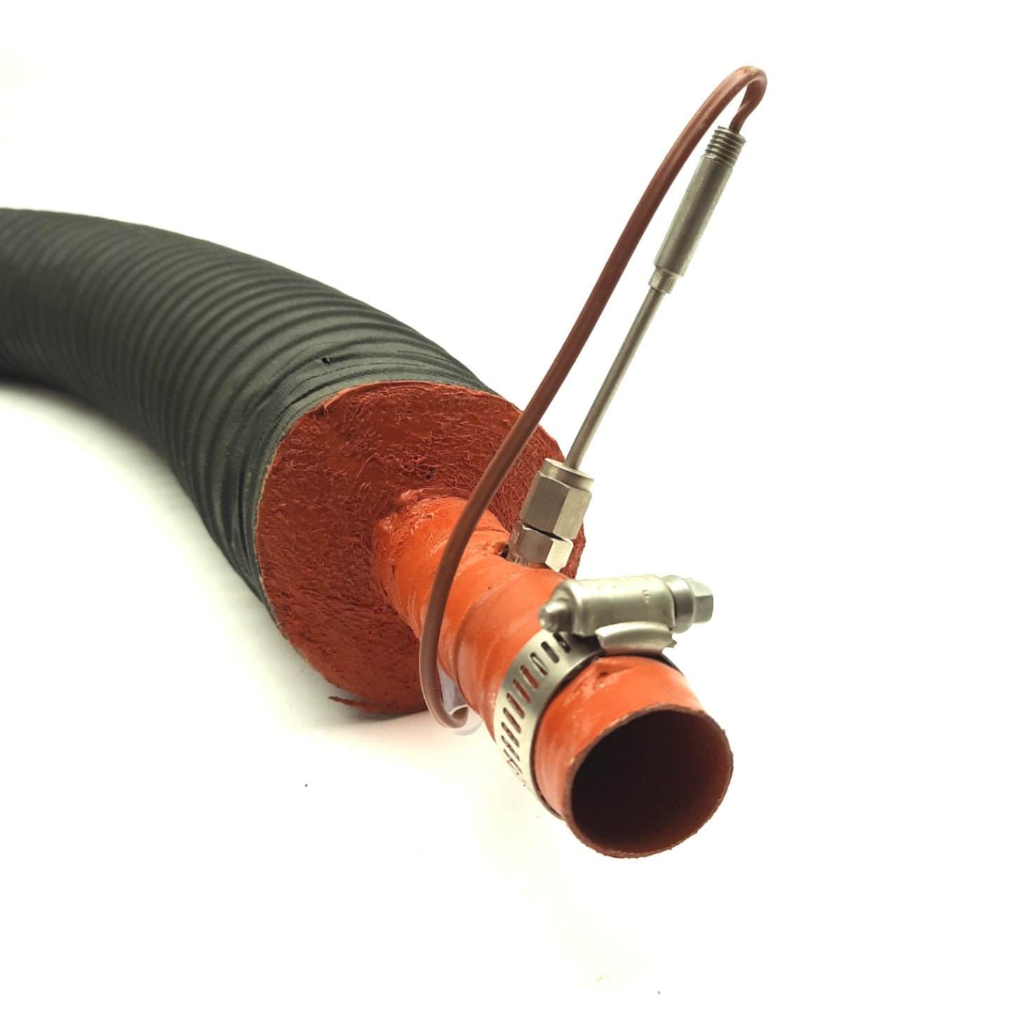 Used Dri-Air Insulated Air Handling Hose w/ T/C For Dryer/Hoppers, 70in Length x ø1in