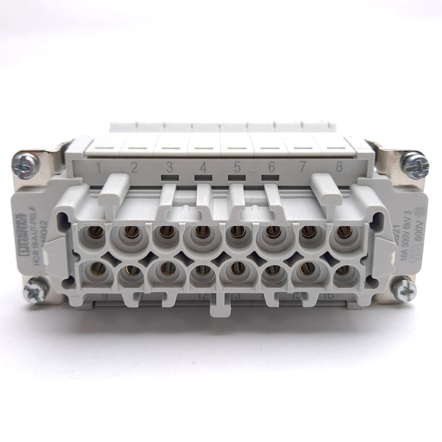 New – Open box Phoenix Contact HC-B 16-A-UT-PEL-F 1648042 Terminal Adapter, 16-Position