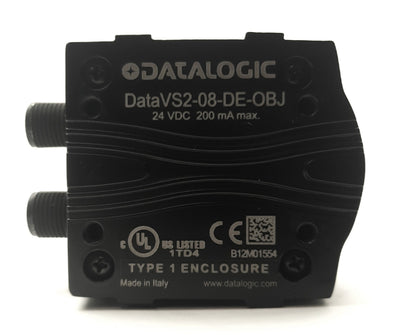Used Datalogic DataVS2-08-DE-OBJ Machine Vision Camera, 8mm Lens, Ethernet, 24VDC
