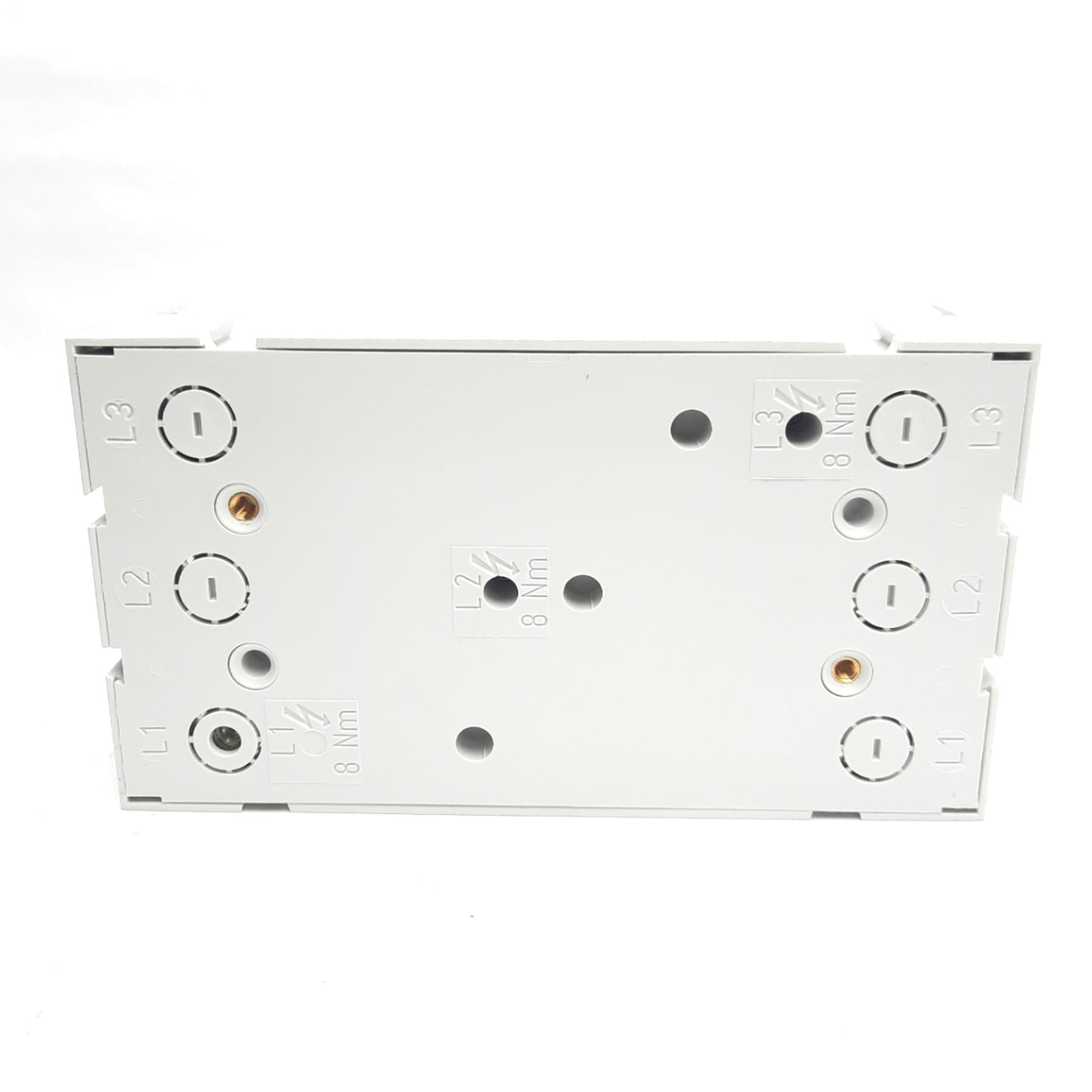 New Wohner 32600.000 Busbar Adapter For 60mm System, 150A 3-Pole, 105x190mm