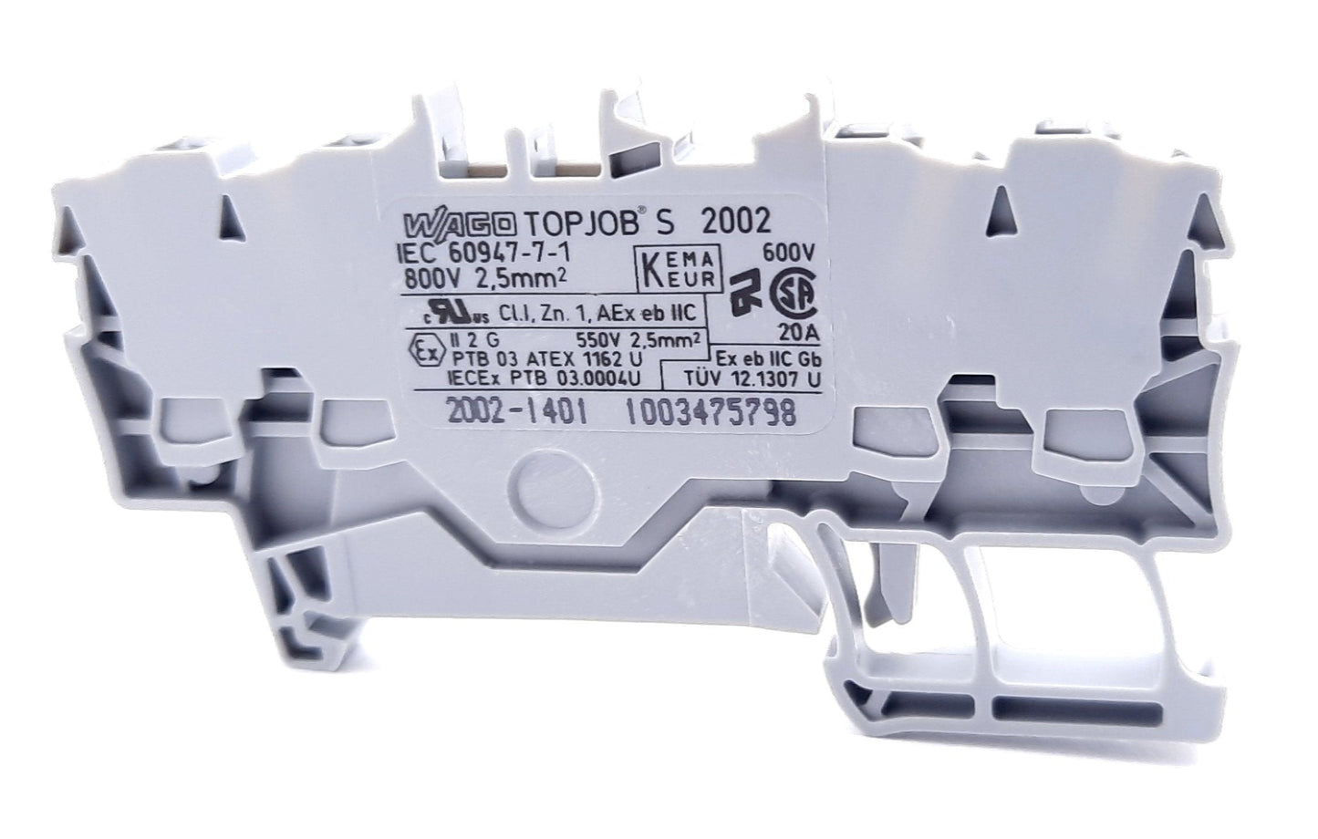 New Lot of 85 Wago 2002-1401 TOP JOBS Terminal Blocks, Clamp Cage, 800V, 22-12AWG