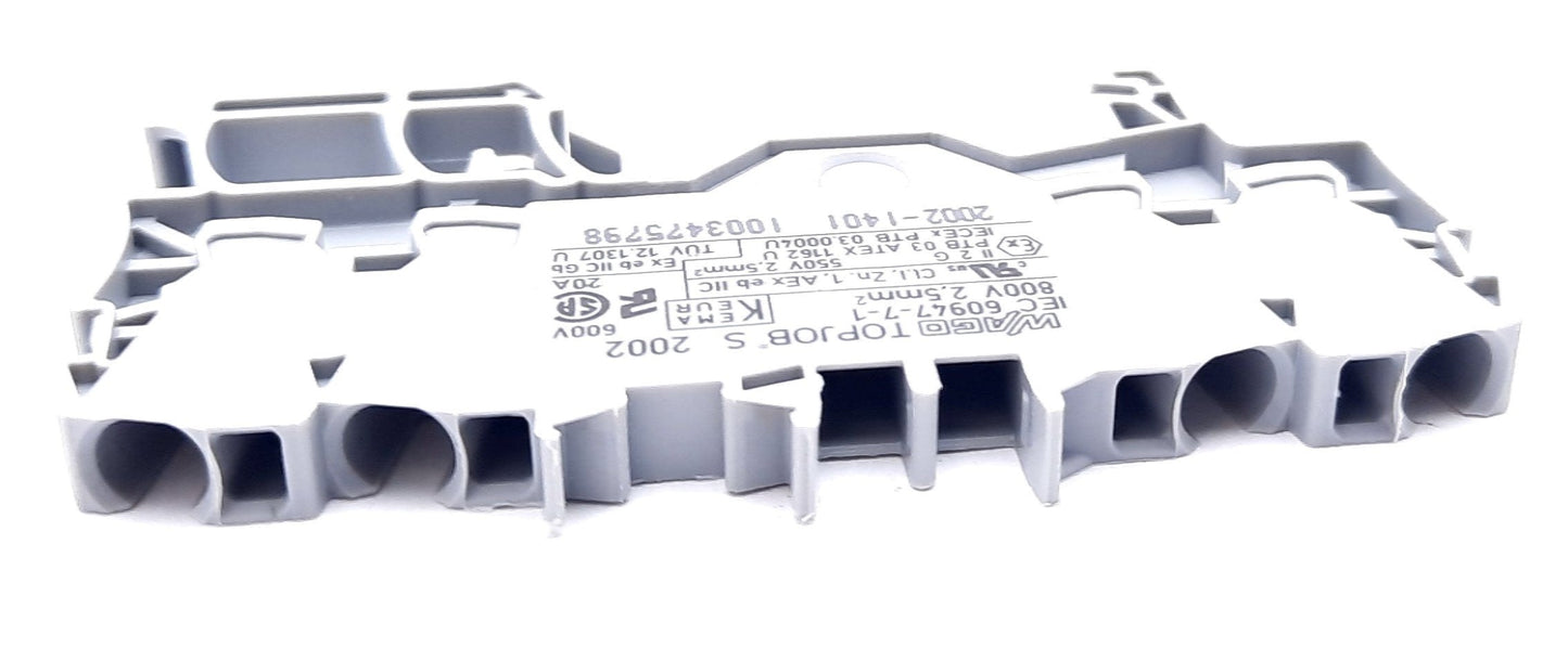 New Lot of 85 Wago 2002-1401 TOP JOBS Terminal Blocks, Clamp Cage, 800V, 22-12AWG