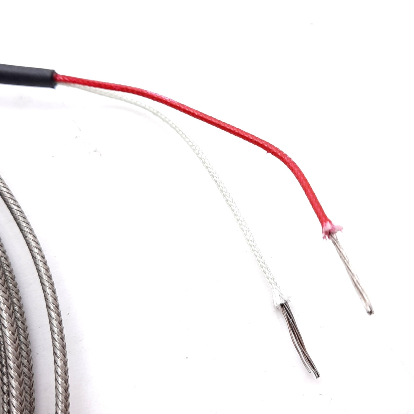 Used Watlow 30DJBGY144A Thermocouple, Type J, Grounded, ø3/16x11in Sheath, 12ft Lead