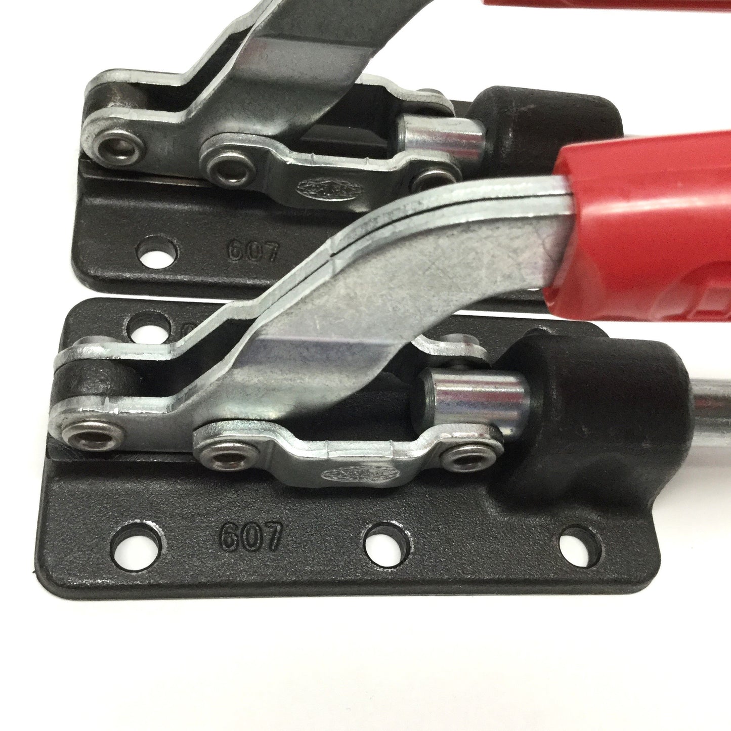 Used Lot of 2 Destaco 607 Straight Line Action Plunger Clamp 800lb Max Holding