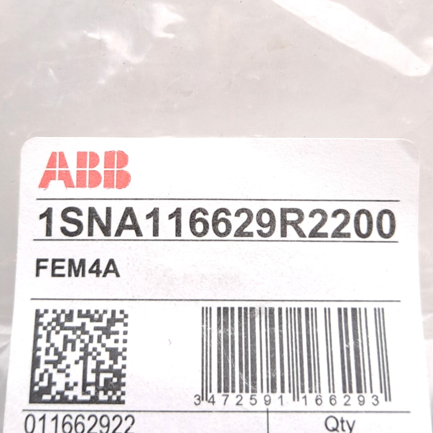 New Lot of 60 ABB FEM4A 1SNA116629R2200 Terminal Block End Plates, For ABB M4/6.4A