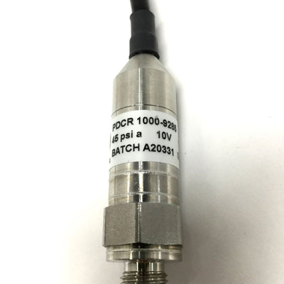 New – Open box Druck PDCR 1000-9285 Pressure Sensor 45psi Range, 10VDC, G 1/4", 100mV Out