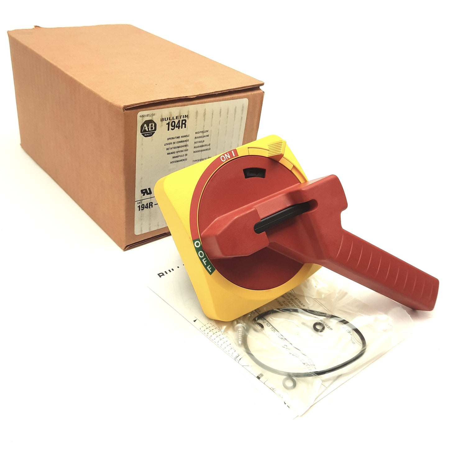 New Allen Bradley 194R-HM4E Disconnect Operator Handle, Standard Orientation, IP66