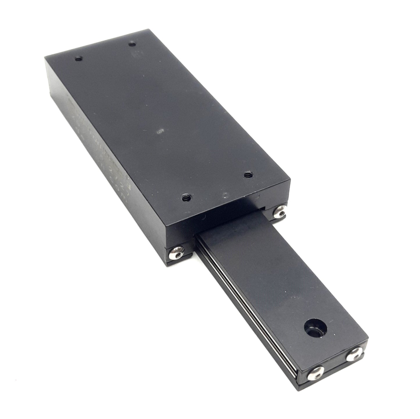 Used Deltron HPS2-3 Ball Bearing Linear Slide, 2in Travel, 84lb Load, 4.37in x 2.62in