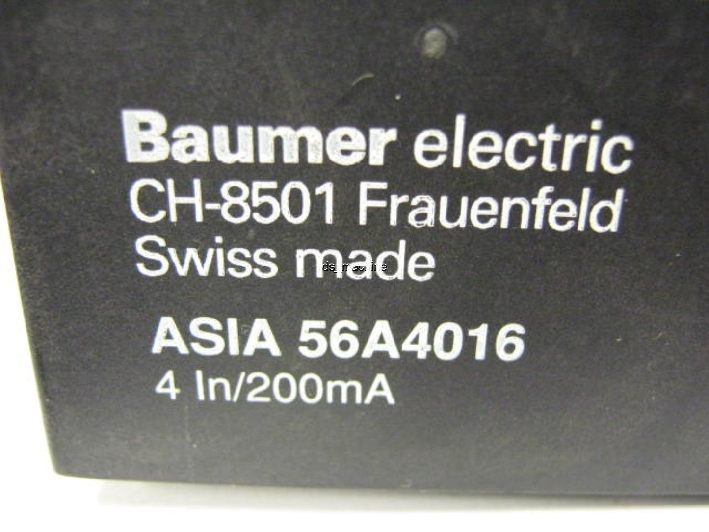 Used Baumer Electric 56A4016 ASIA Sensor Interface Module 4In/200mA *Missing Parts*