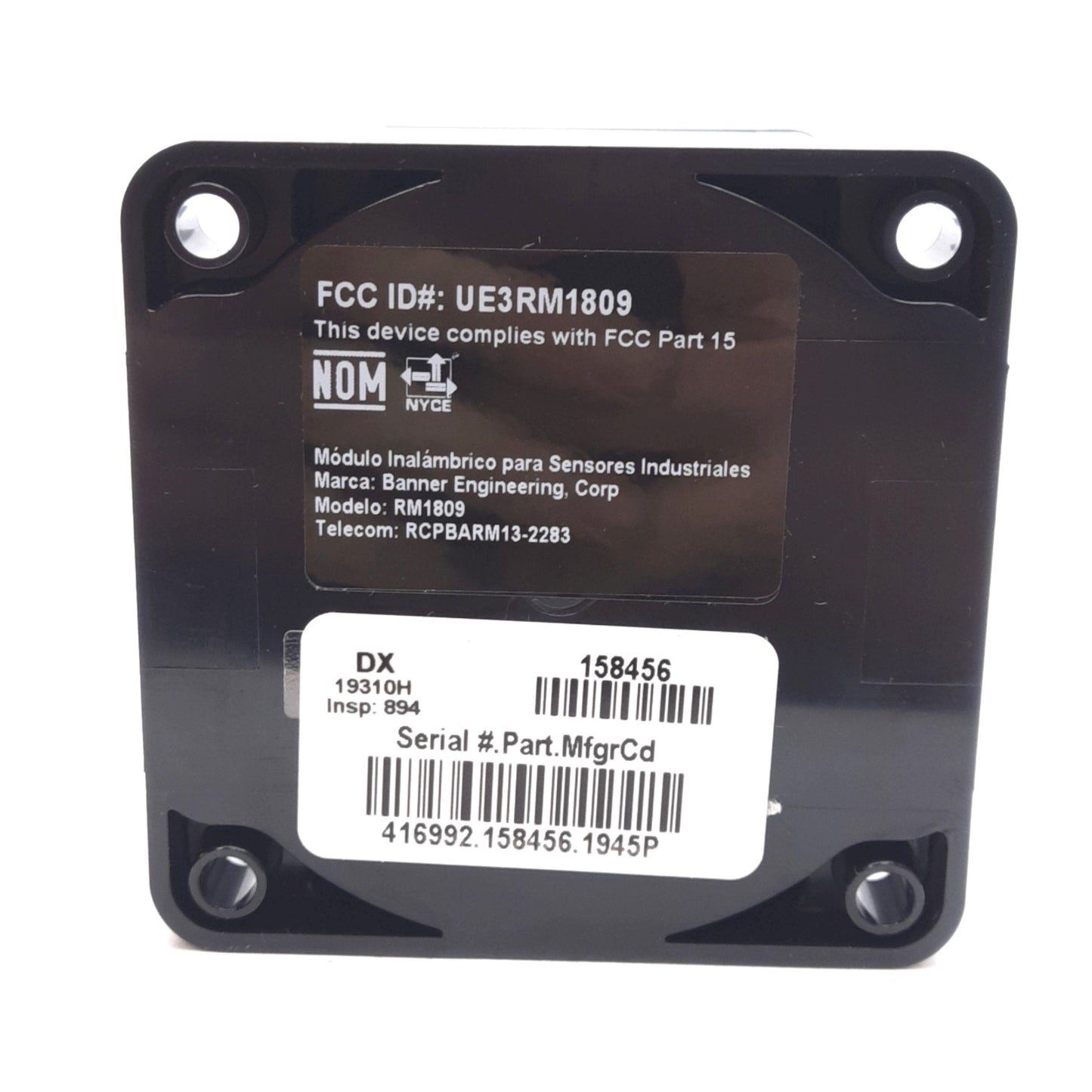 New – Open box Banner DX80N9X6S-P2C Sure Cross Performance P2 Node, 900MHz ISM Band, 10-30VDC