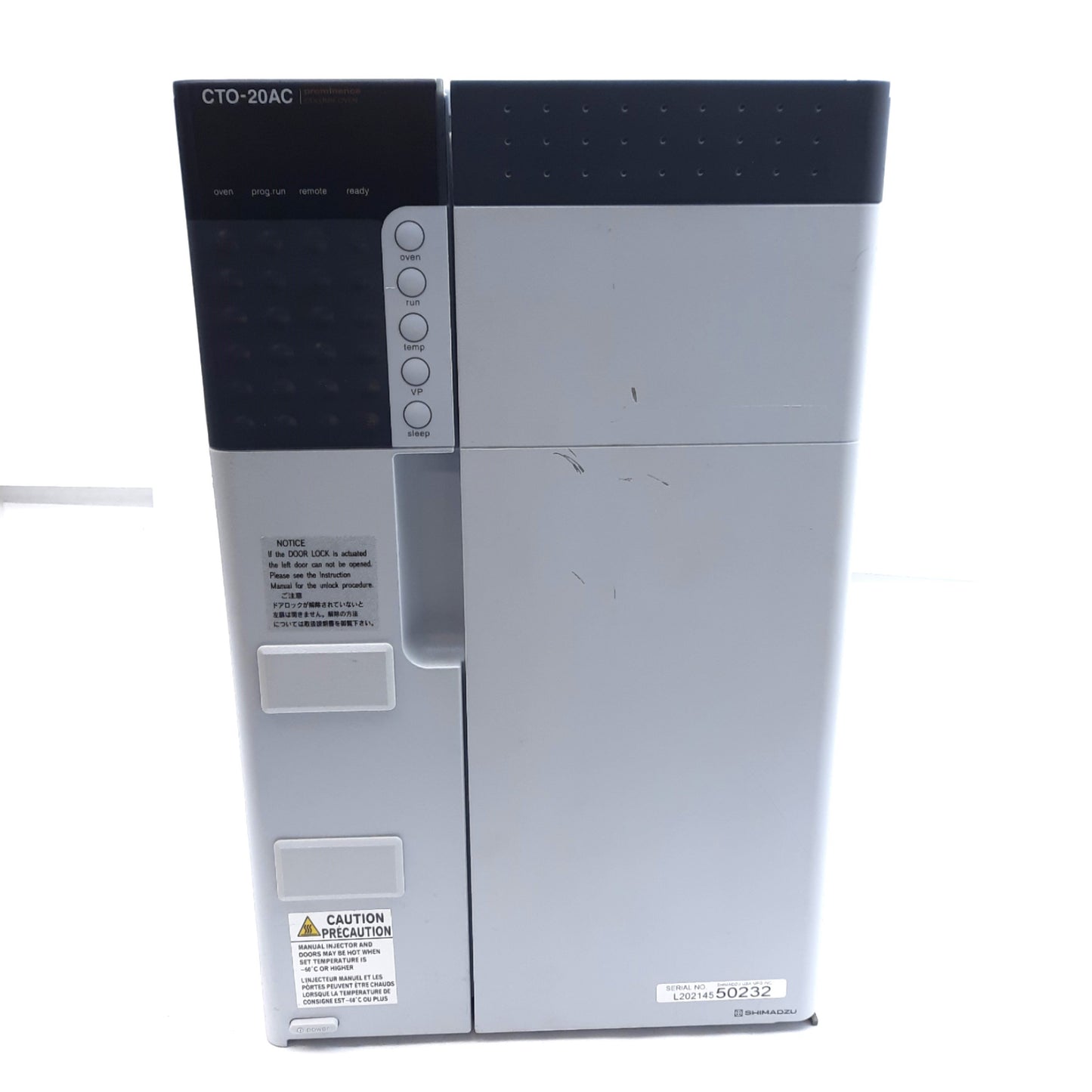 Used Shimadzu CTO-20AC Column Oven 4°C to 85°C, 0.1°C Resolution, Ten 25cm Columns