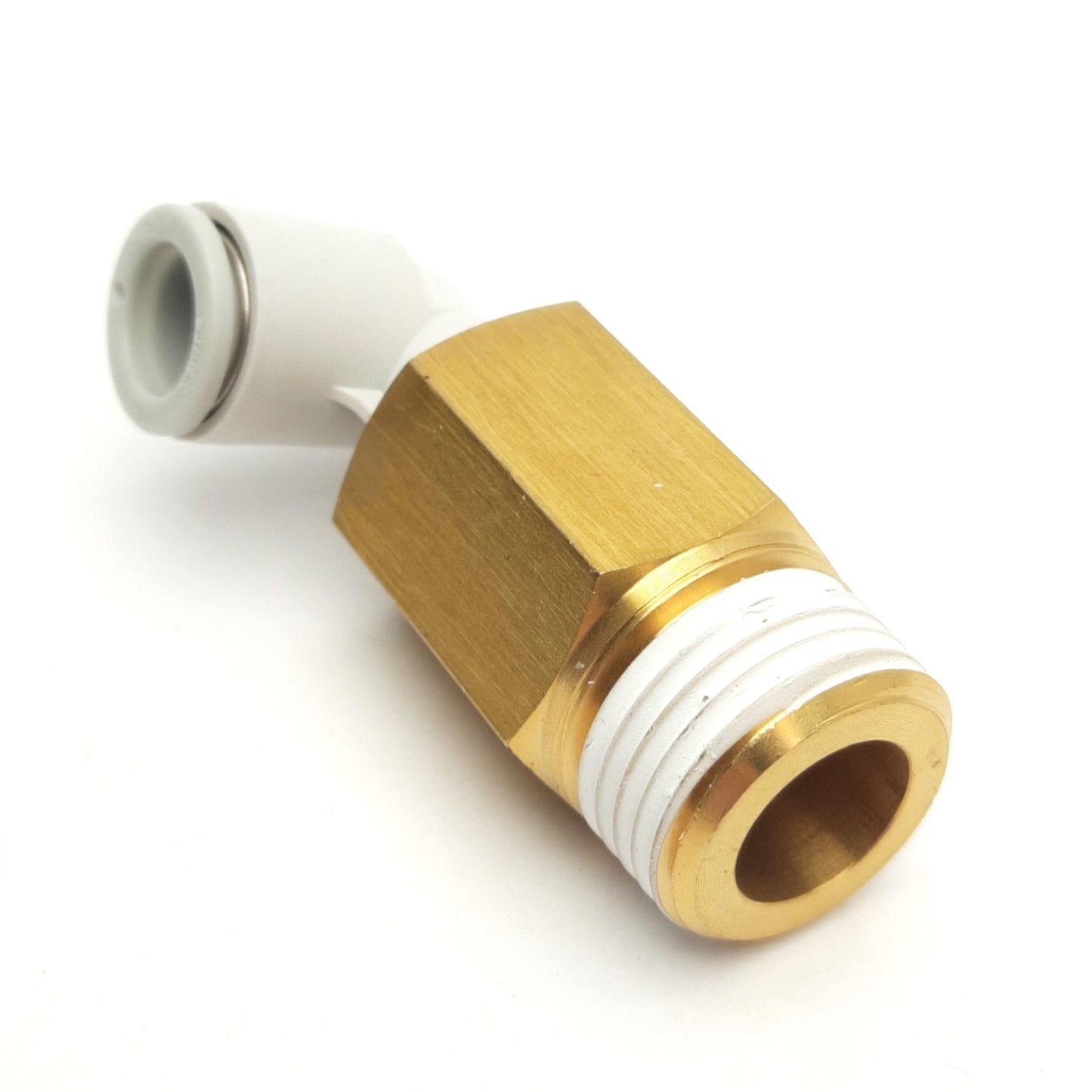 New Lot of 5 SMC KQ2W10-04AS One Touch Elbow Fitting 10mm Tube to Rc1/2 Male, 1.0MPa