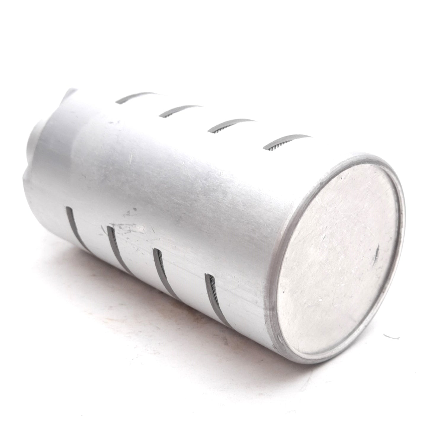 New Adsens HFMA-68 High Flow Aluminum Muffler, 3/4in NPT, ø2in x 4-9/16in, 300PSI