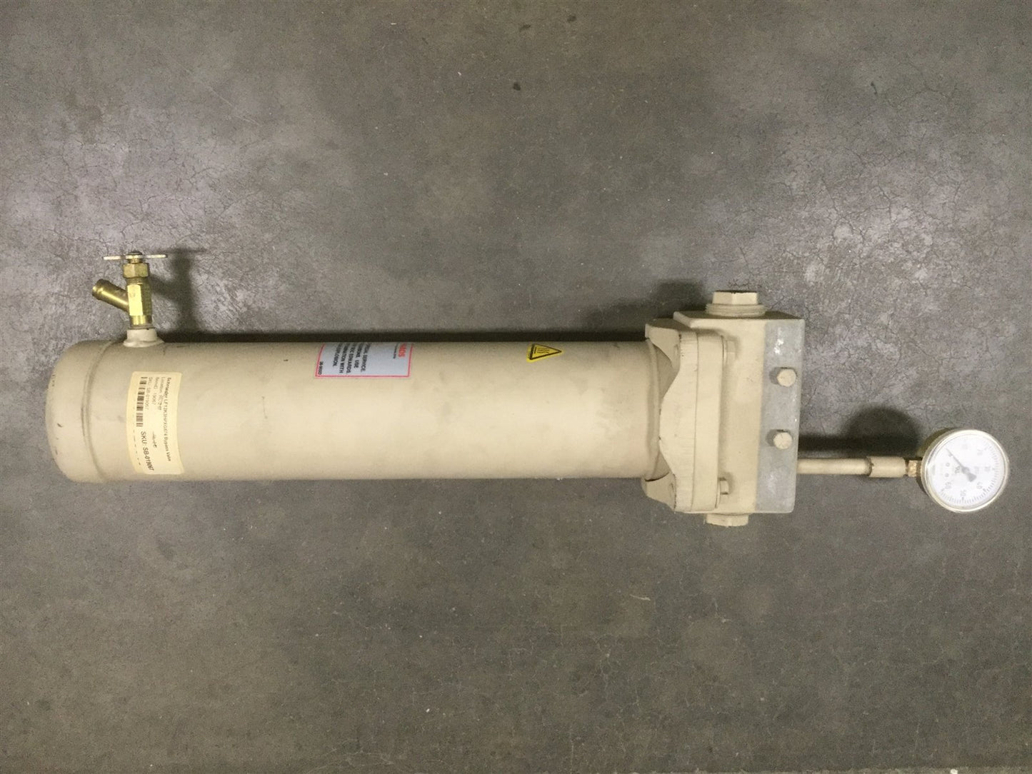 Used Schroeder LF12K3HPXG874 Filter Housing, For K3H Cartridge, 300PSI WP BOC Edwards