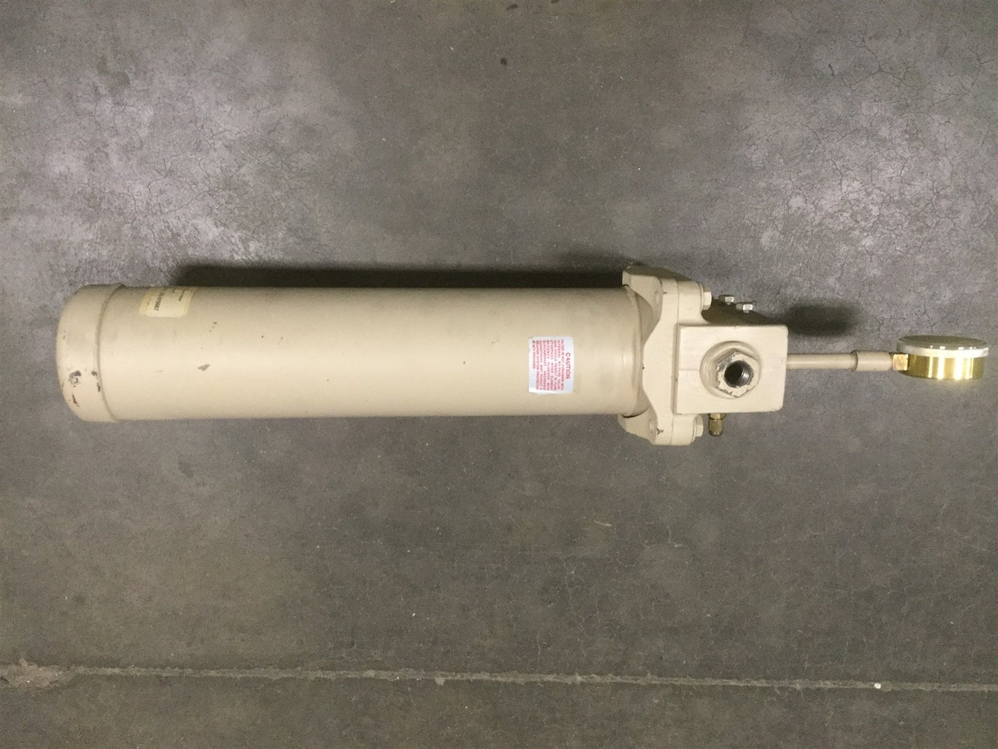Used Schroeder LF12K3HPXG874 Filter Housing, For K3H Cartridge, 300PSI WP BOC Edwards