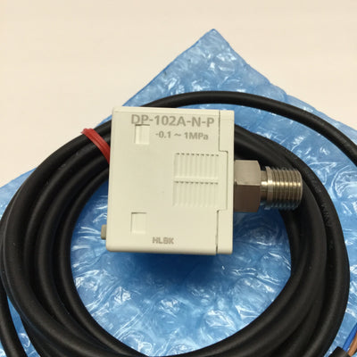 New – Open box Panasonic DP-102A-N-P Digital Pressure Sensor, -0.1 to 1.0MPa, 12-24VDC, PNP