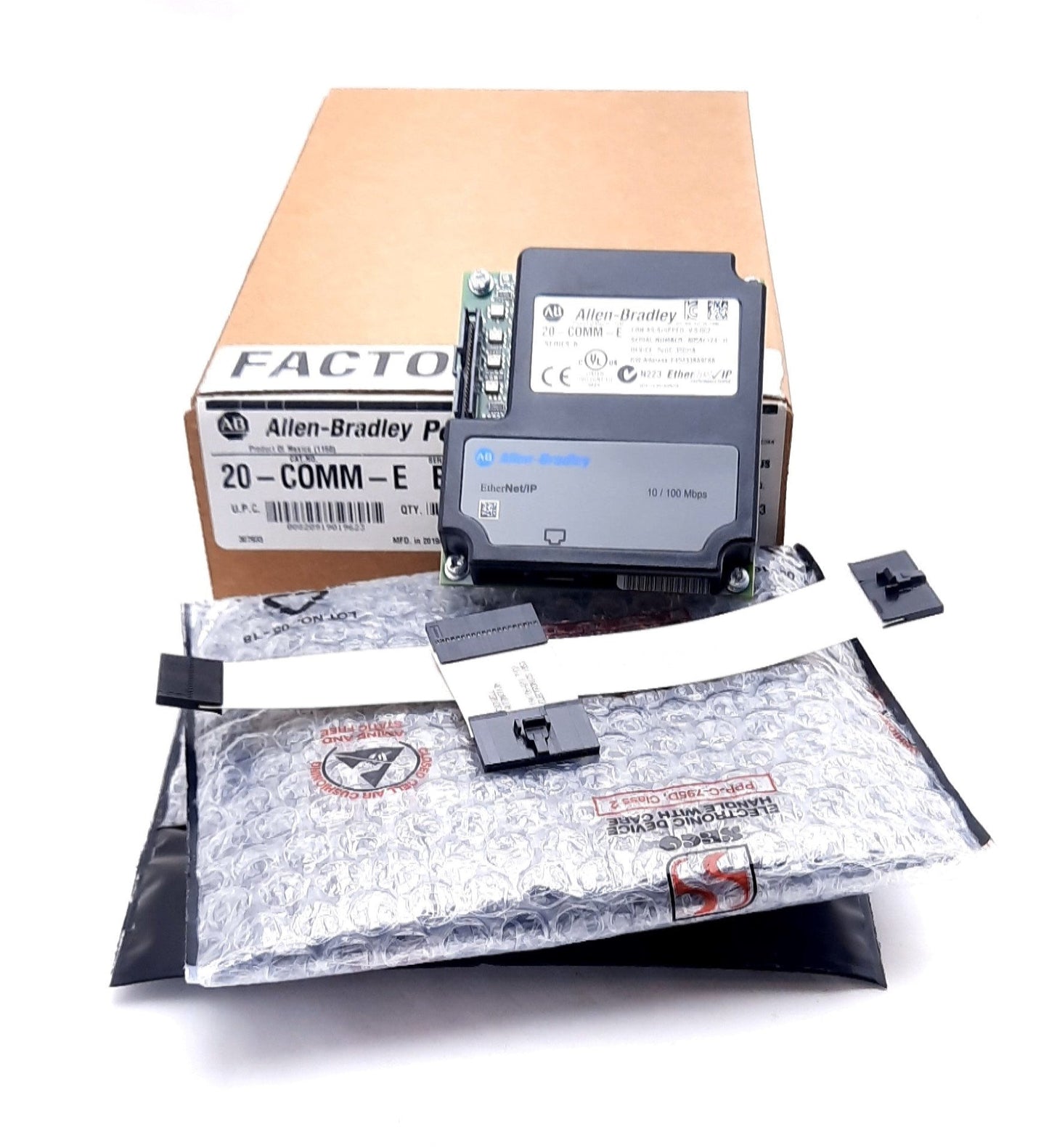 New Allen Bradley 20-COMM-E Ethernet I/P Communication Adapter 3 Phase 400VAC 1.3A