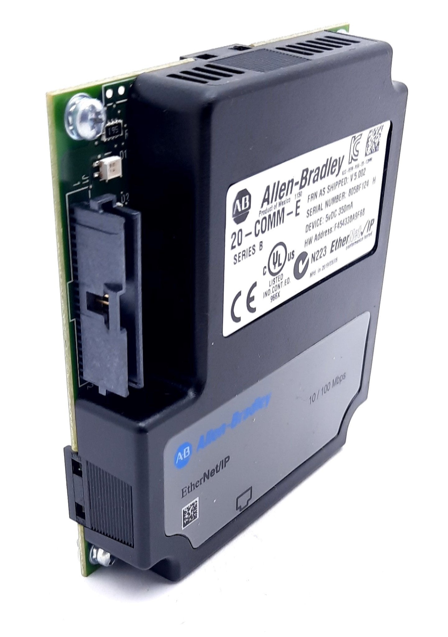 New Allen Bradley 20-COMM-E Ethernet I/P Communication Adapter 3 Phase 400VAC 1.3A