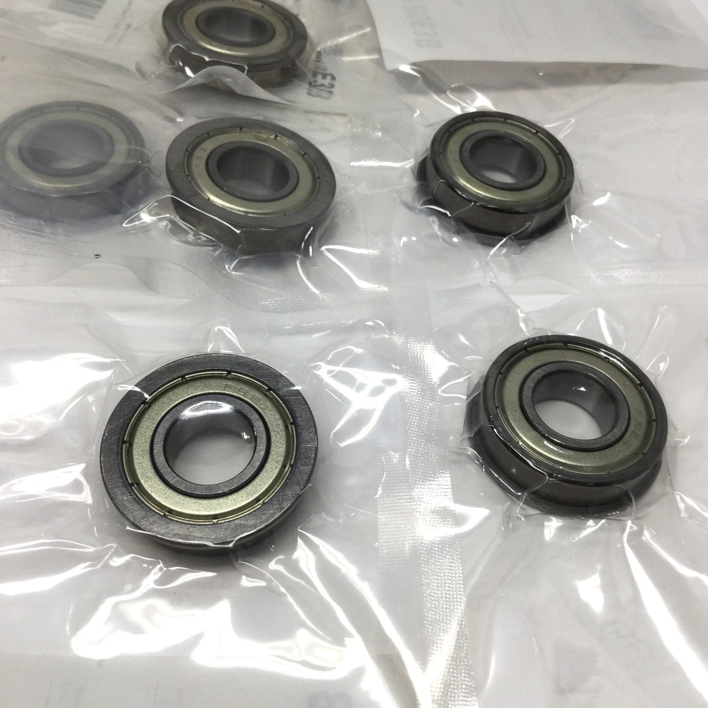 New Lot of 9 Dayton 1ZGE3 Flanged Radial Ball Bearings Ø1/2" Bore, Ø1-1/8" OD