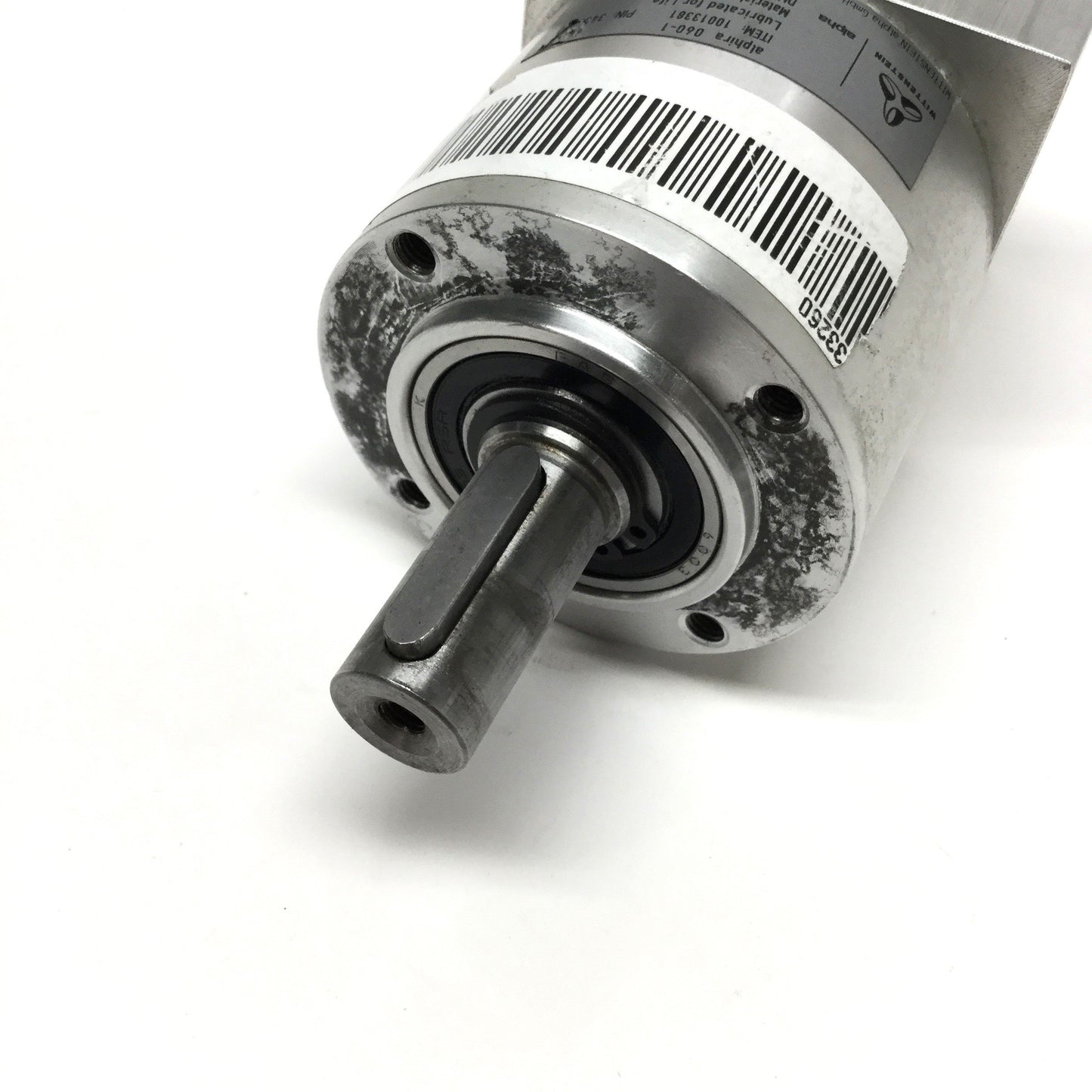 Used Wittenstein Alphira 060-1 Planetary Gear Head, 10:1 Ratio, 14mm Shaft, 60mm