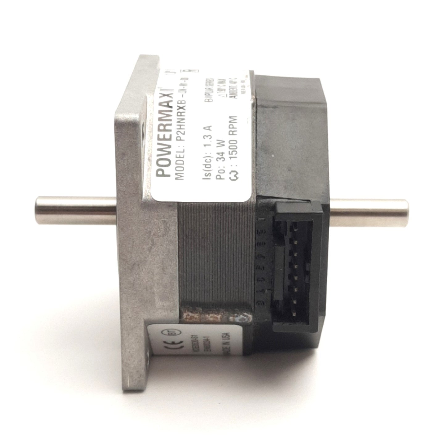 Used Kollmorgen P2HNRXB-LDN-M1-00 Stepper Motor, NEMA 23, 1.8° Step Angle, 65VDC