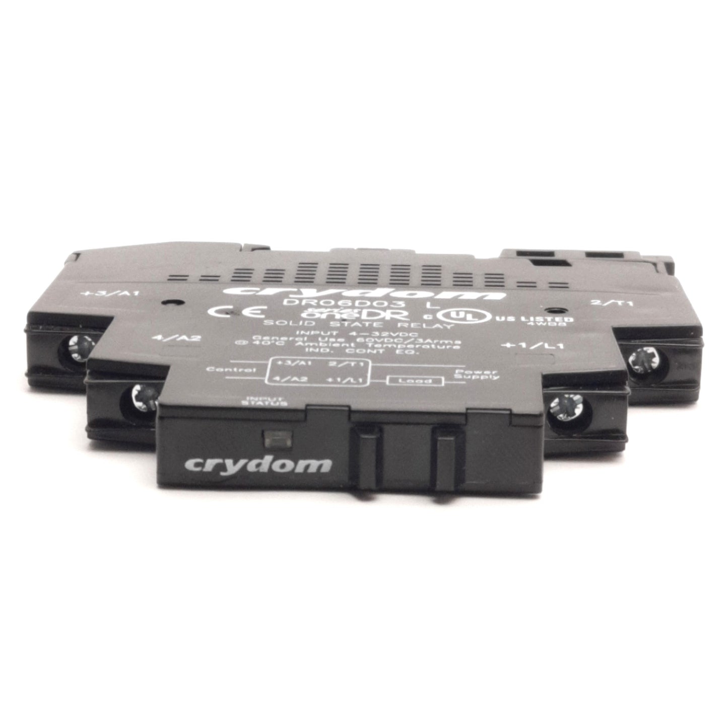 New – Open box Crydom DR06D03 Solid State Relay, SPST-NO, 1-60V DC 3A Load, 4-32VDC Coil