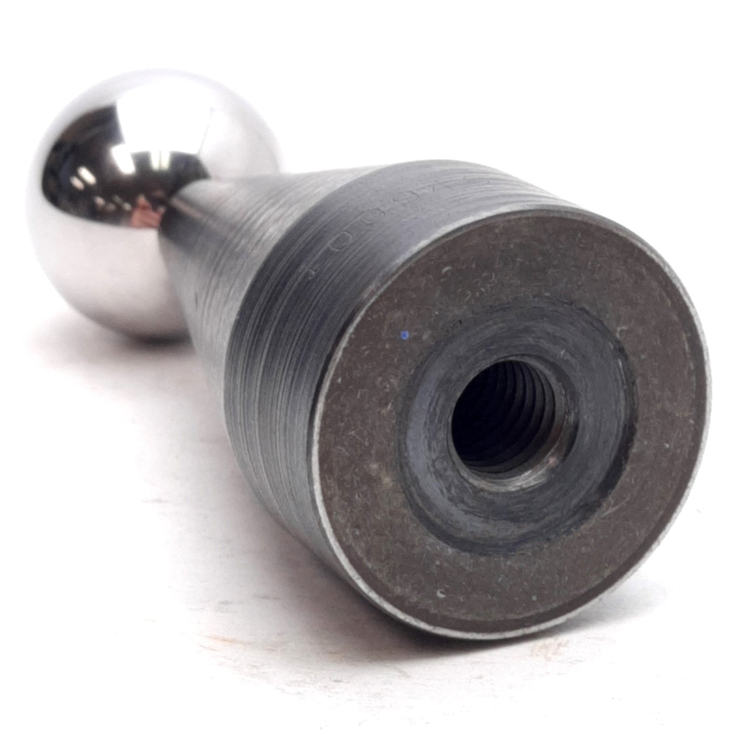 Used Bal-Tec PM-PB-B100 CMM Probe Sphere, ø1in Ball, ø1.25in Base, M10x1.5 Thread