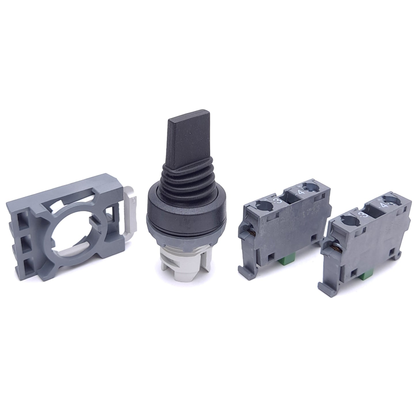 New ABB MTS2-40B-20 Toggle Switch, 3-Position, Momentary, 2x N.O. Aux Contact, 690V