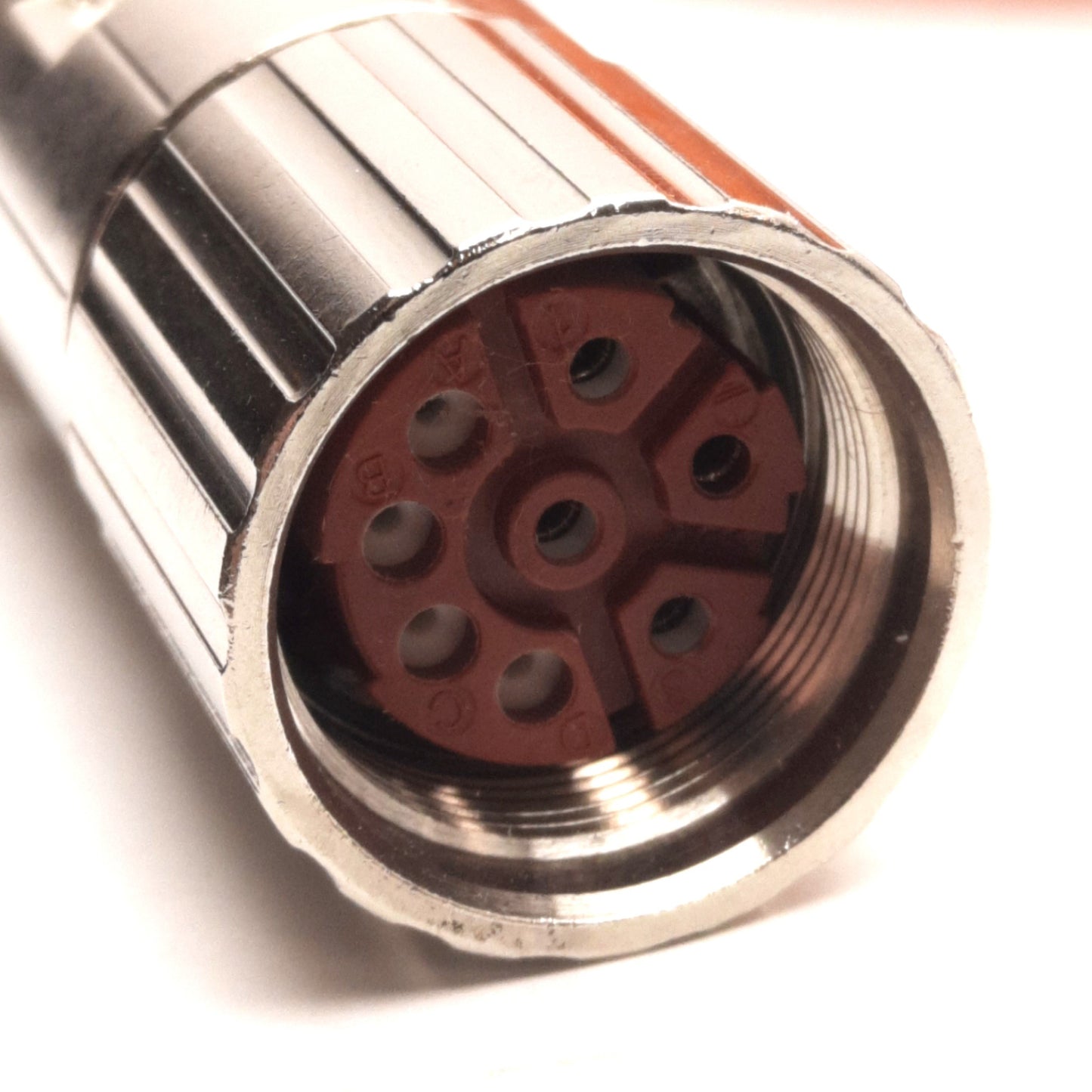 New 406234 Servo Power Cable M23 8-Pin Round Female to x6-Flying Leads, 10m Length