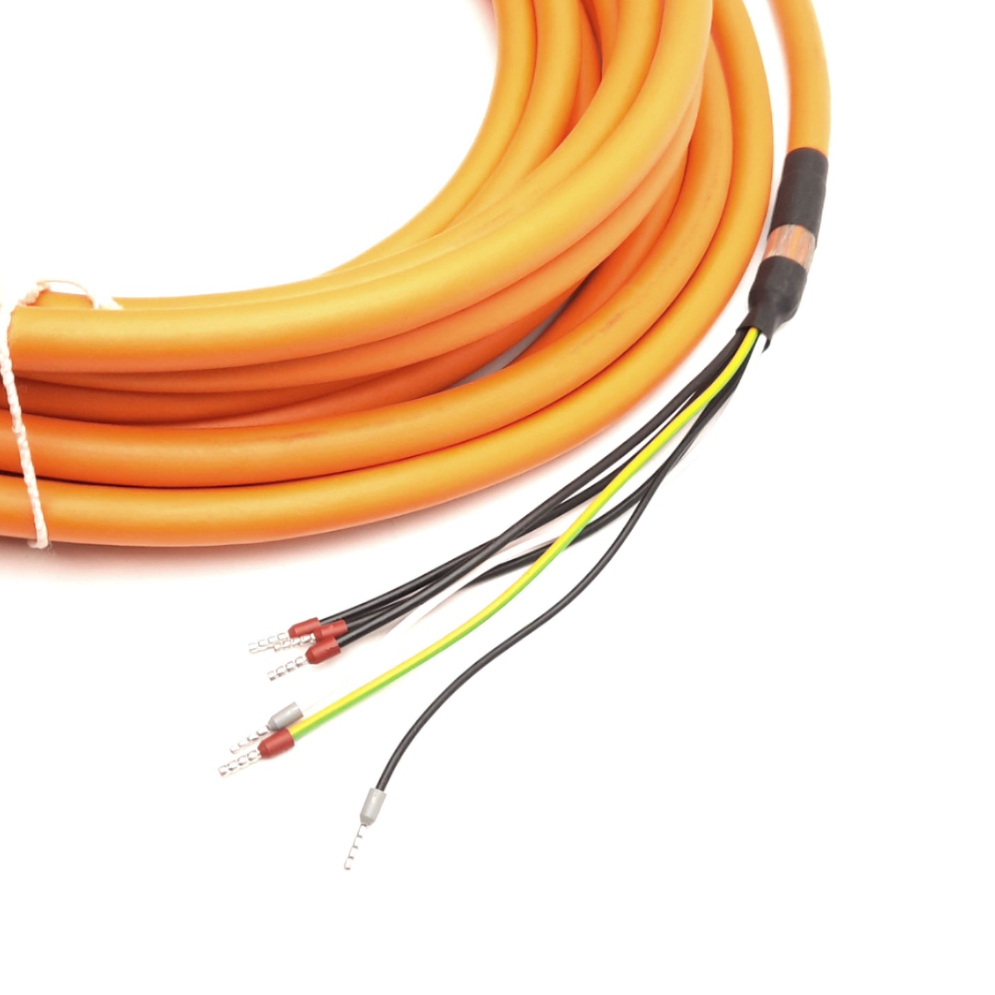 New 406234 Servo Power Cable M23 8-Pin Round Female to x6-Flying Leads, 10m Length