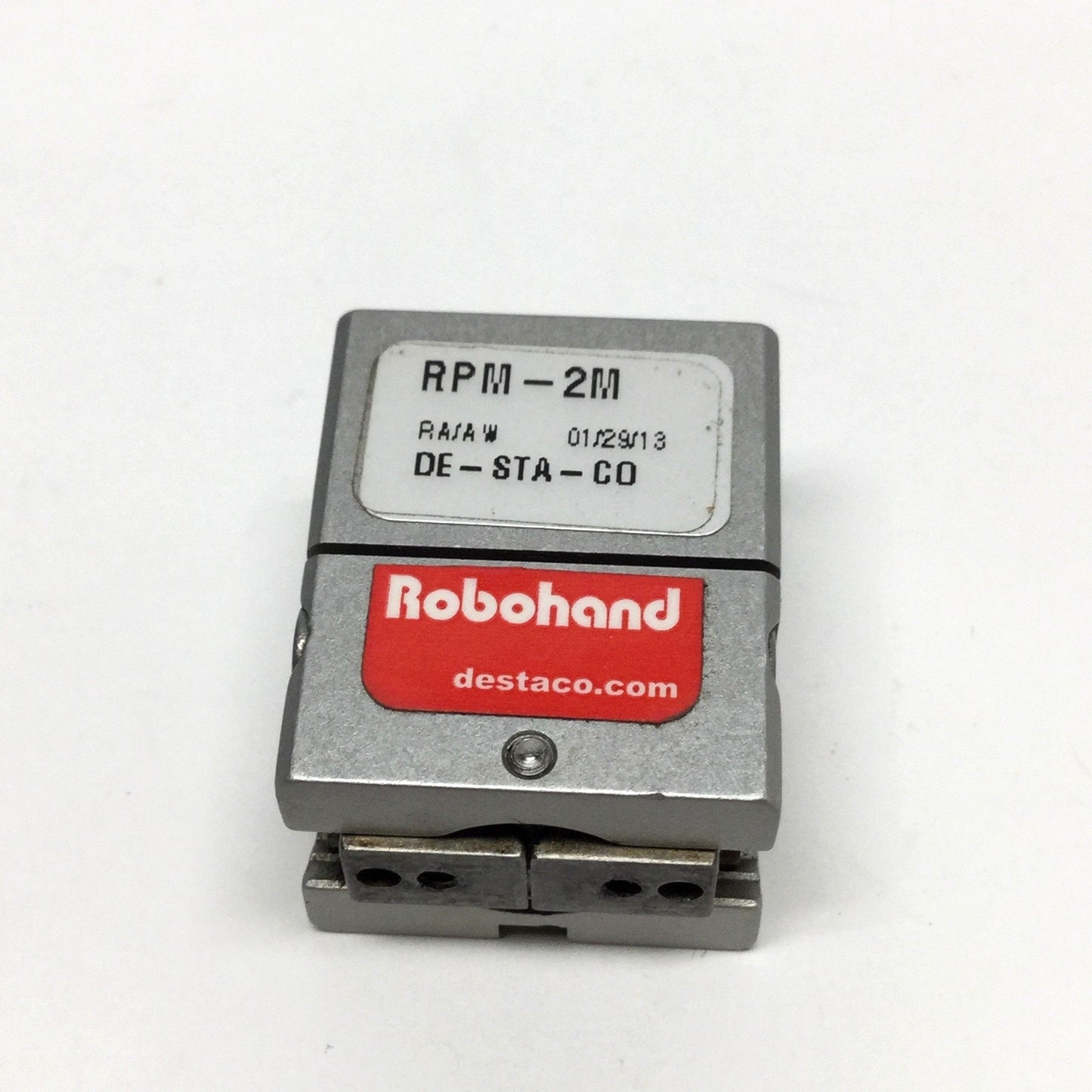 Used Robohand RPM-2M Micro Parallel Pneumatic Gripper, 0.19" Stroke, 8 lb Force