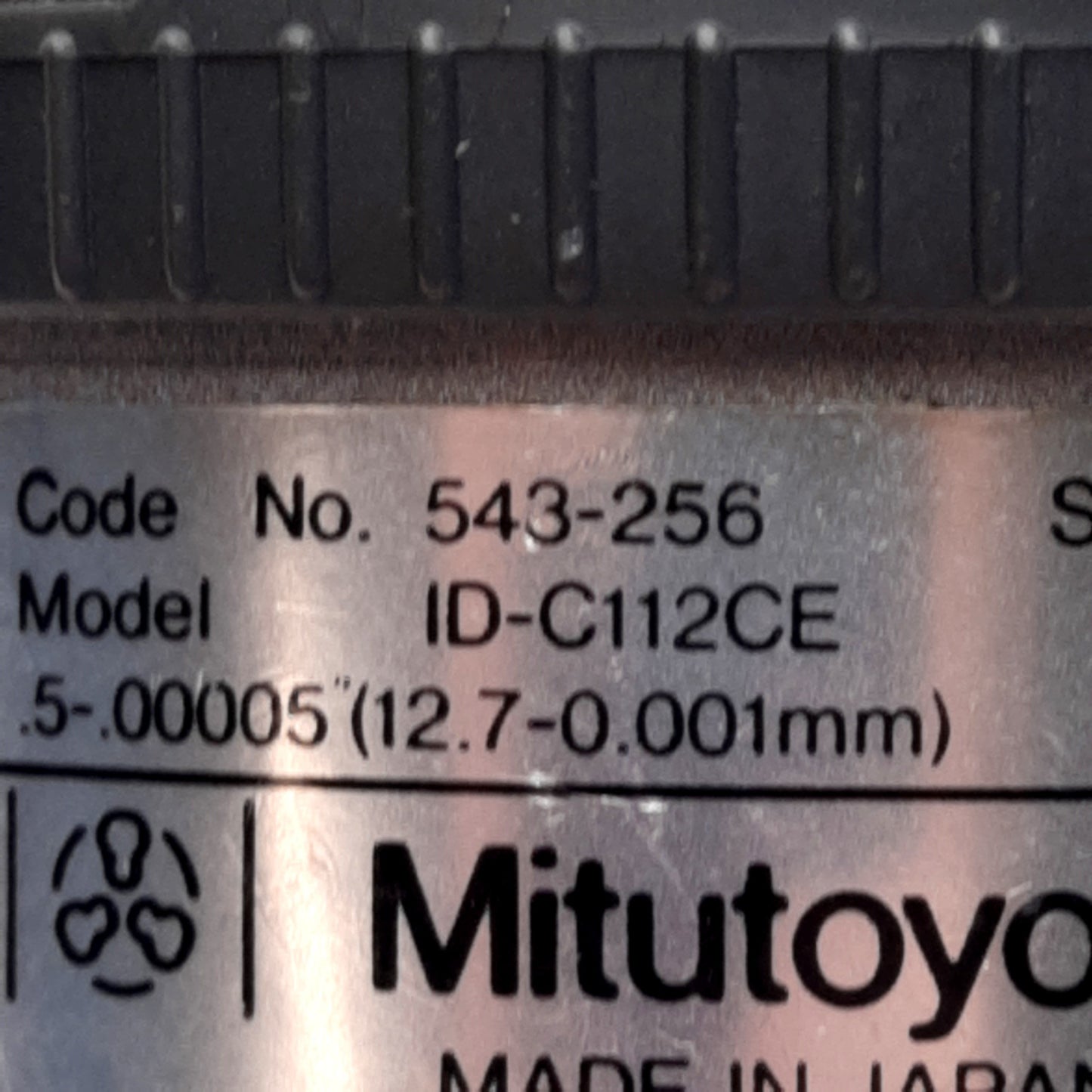 Used Mitutoyo 543-256 Digimatic Indicator, 0.5-0.00005in, 0.00005in Resolution