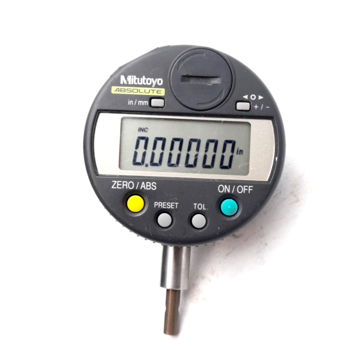 Used Mitutoyo 543-256 Digimatic Indicator, 0.5-0.00005in, 0.00005in Resolution