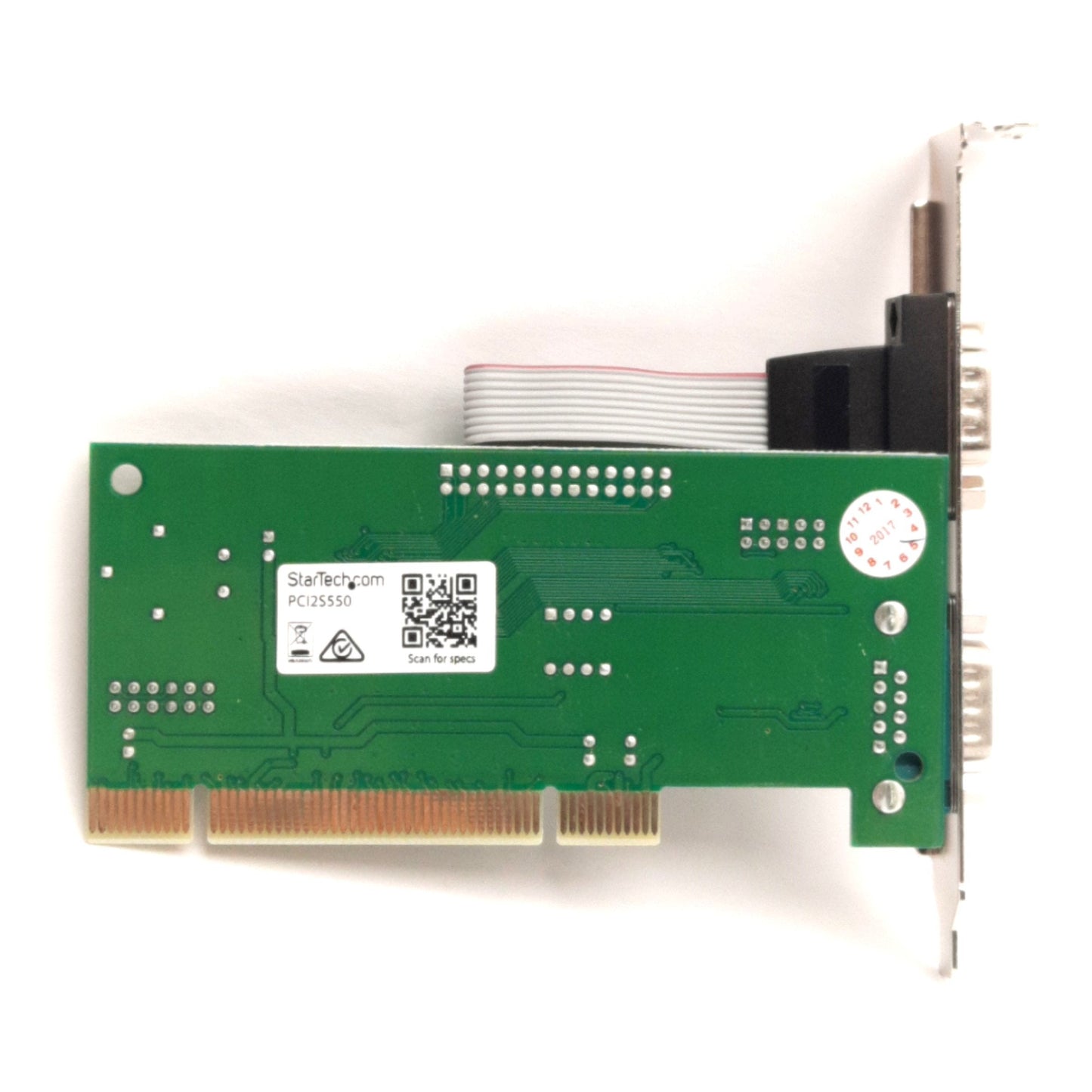 New Startech PCI2S550 RS232 Serial Adapter, 2-Port, Up To 115.2Kbps, w/ 16550 UART
