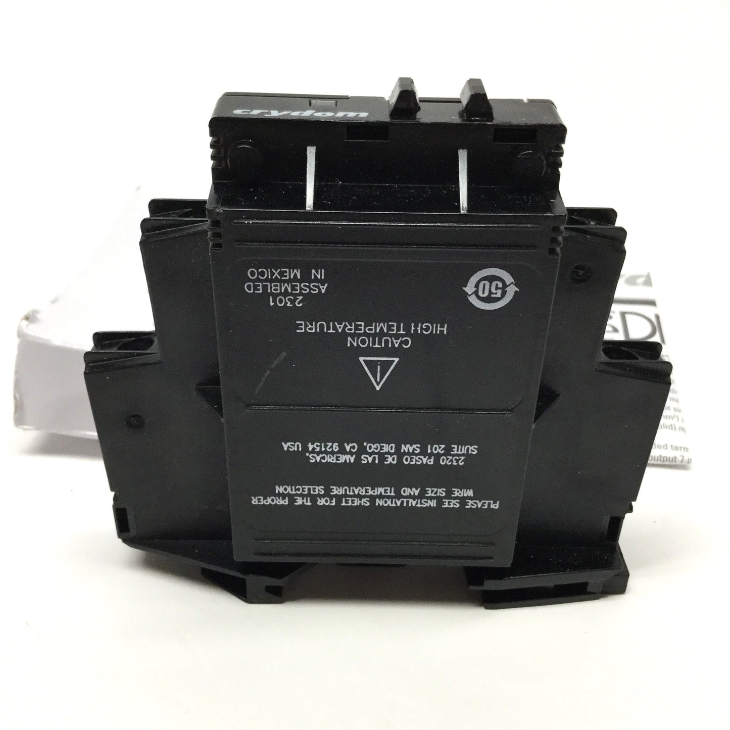 New Crydom DR24D12X Solid State Relay SSR, 4-32VDC Control Input, 280VAC 12A Load