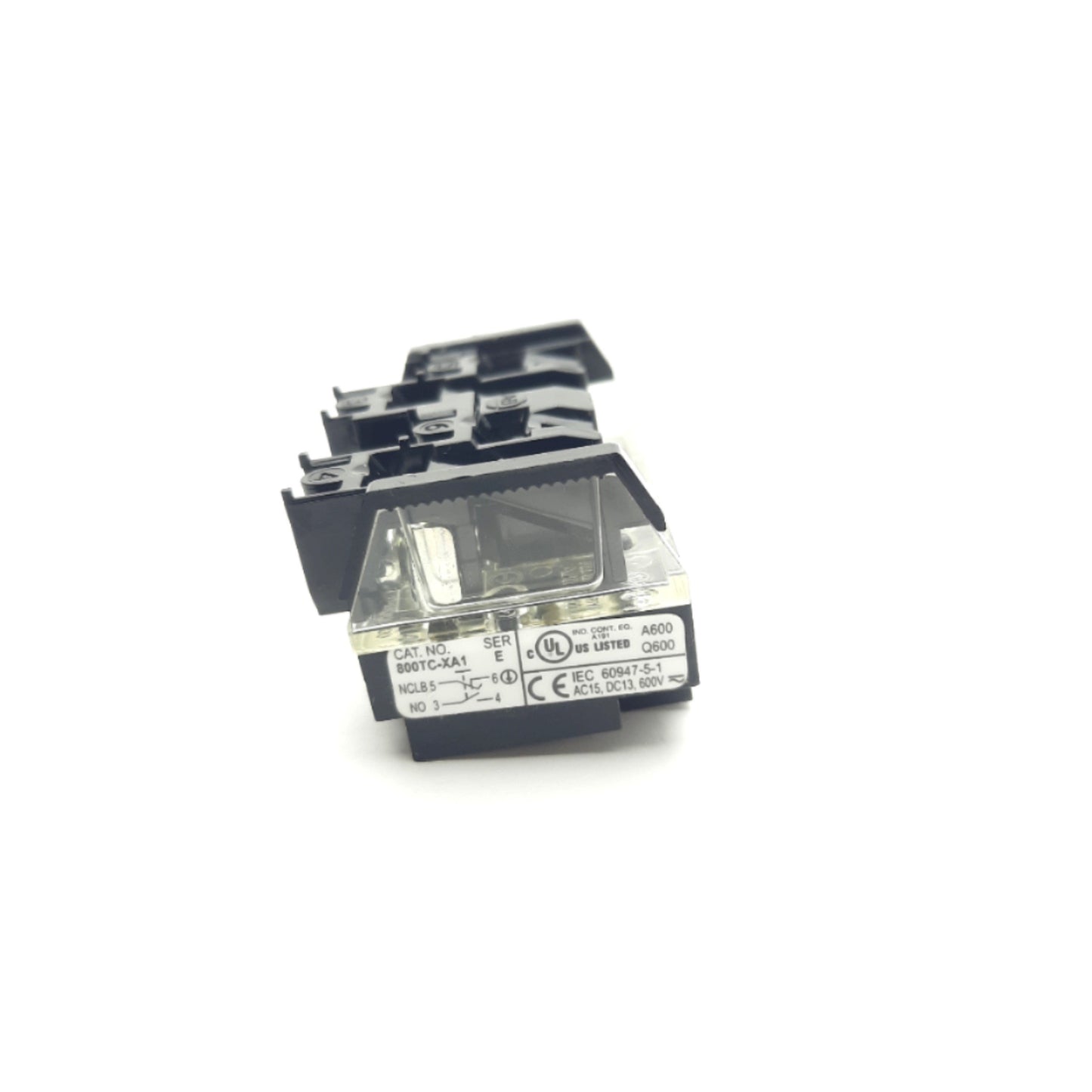 New Allen Bradley 800TC-XA1 Shallow Contact Block 1 N.O., 1 N.C.L.B., 30mm, 600V