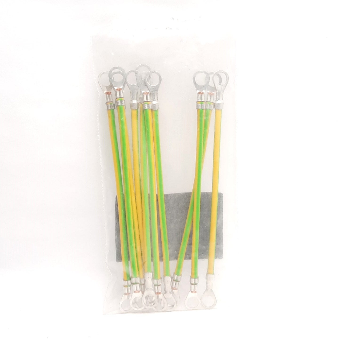 New Lot of 10 Schneider Electric NSYEL166D8 Grounding Earth Lead 160mm Length, 8.3mm