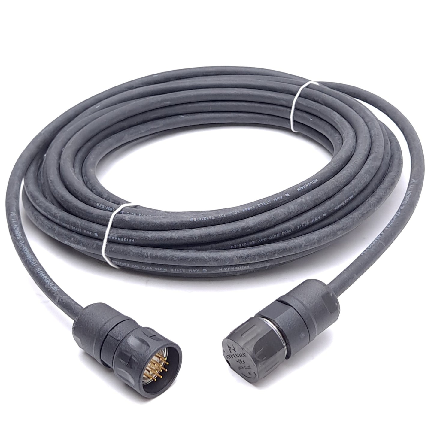 New Heidenhain 298400-10 Cable, M23 12-Pin Male to M23 12-Pin Female, 10m Length