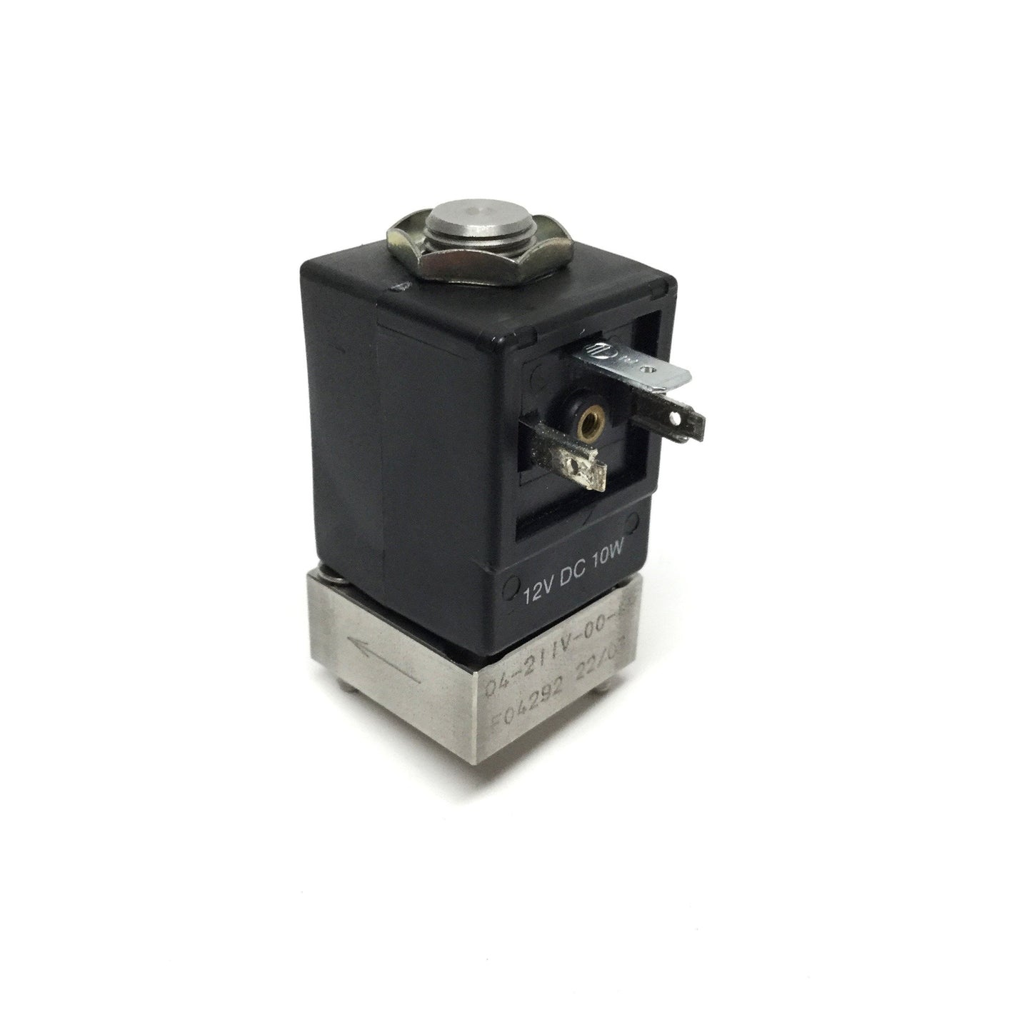 Used Norgren FAS Fluid Automation Systems 04-211V-00-4P Solenoid Valve 12VDC 10W Coil