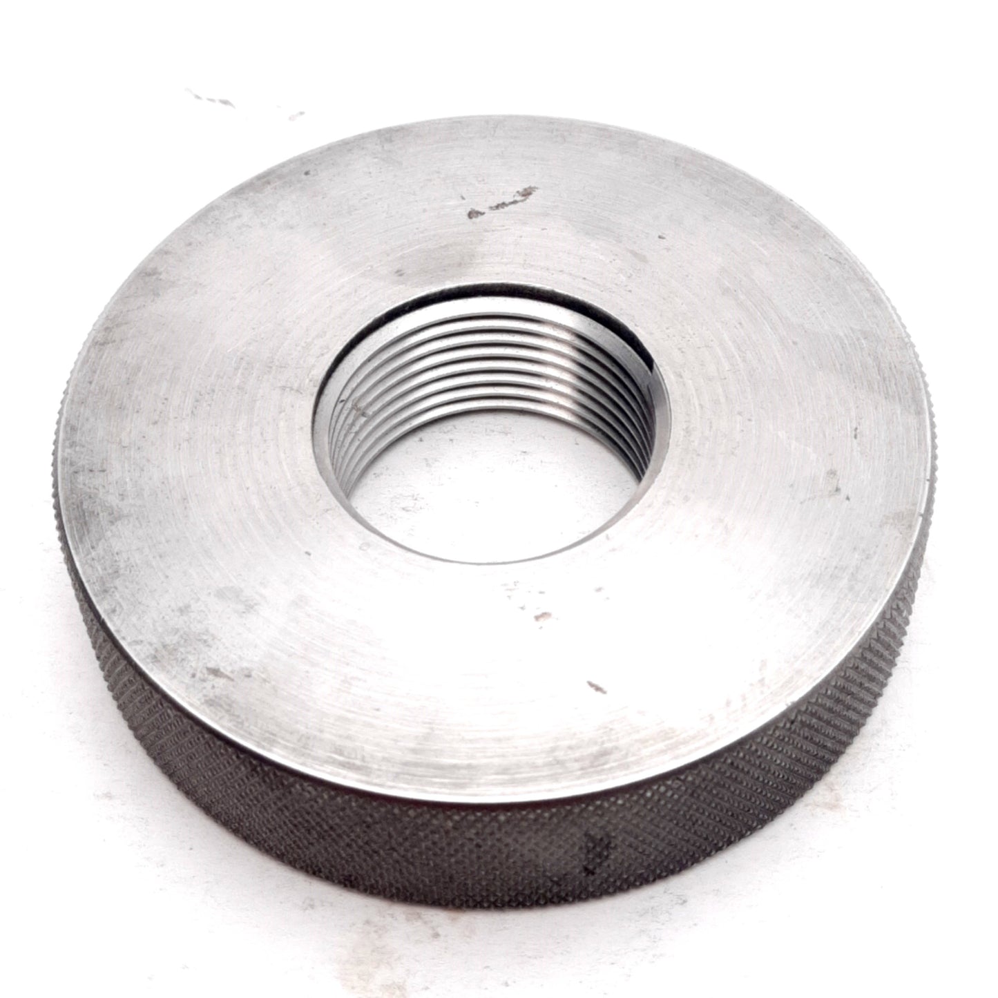 Used 1.3041-12 NS Special Thread Ring Gage, GO Only, P.D. = 1.2500in, 12 TPI