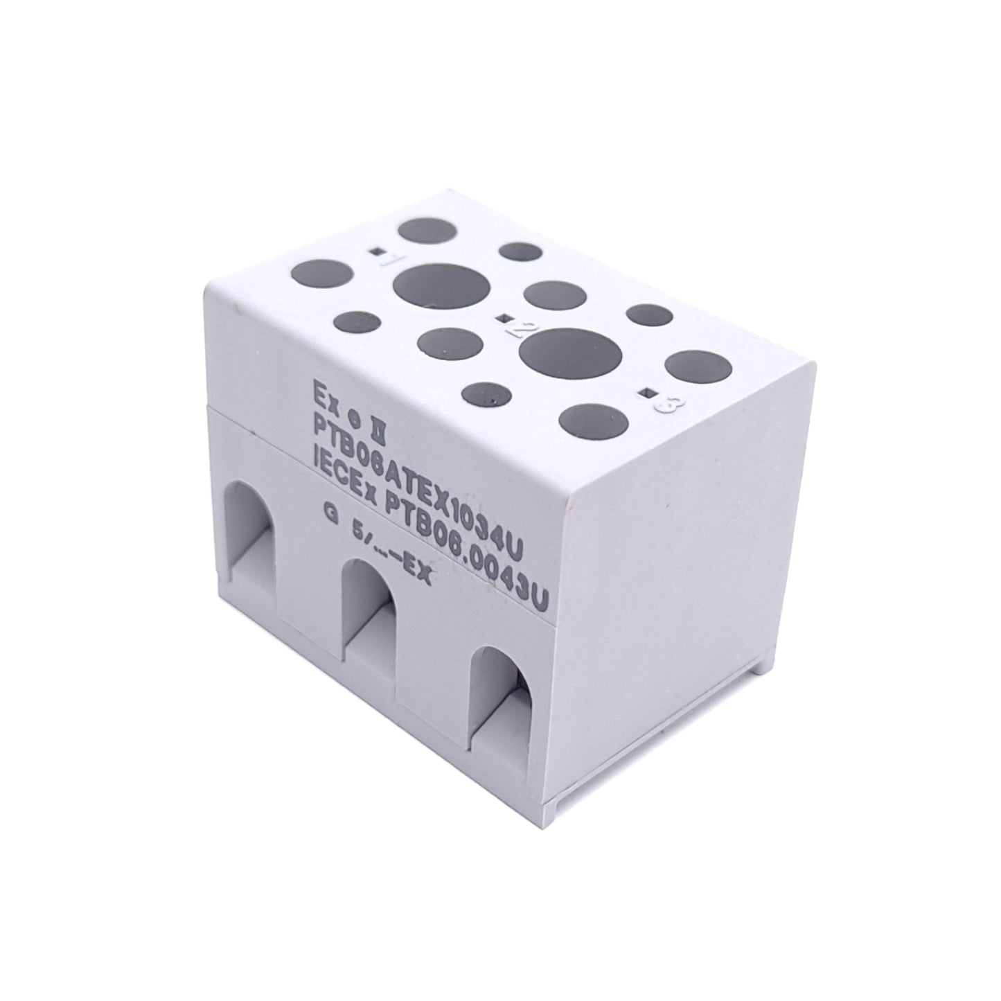 New – Open box Lot of 8 Phoenix Contact 2703172 G 5/ 3-EX Device Terminal Block, 3-Position