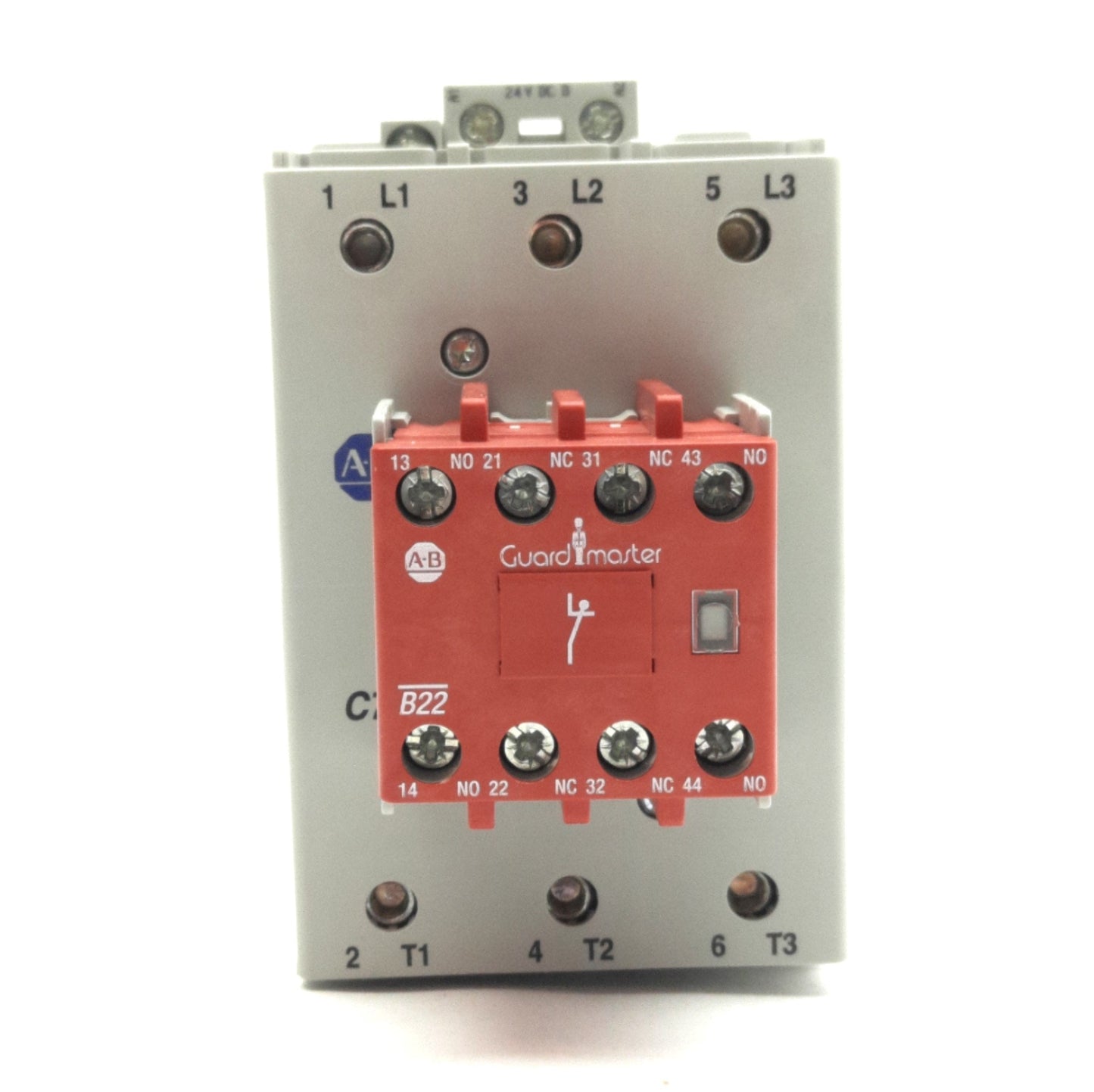 New Allen Bradley 100S-C72DJ22C Safety Contactor, 3-P NO, 72A Rating, 24V DC Coil